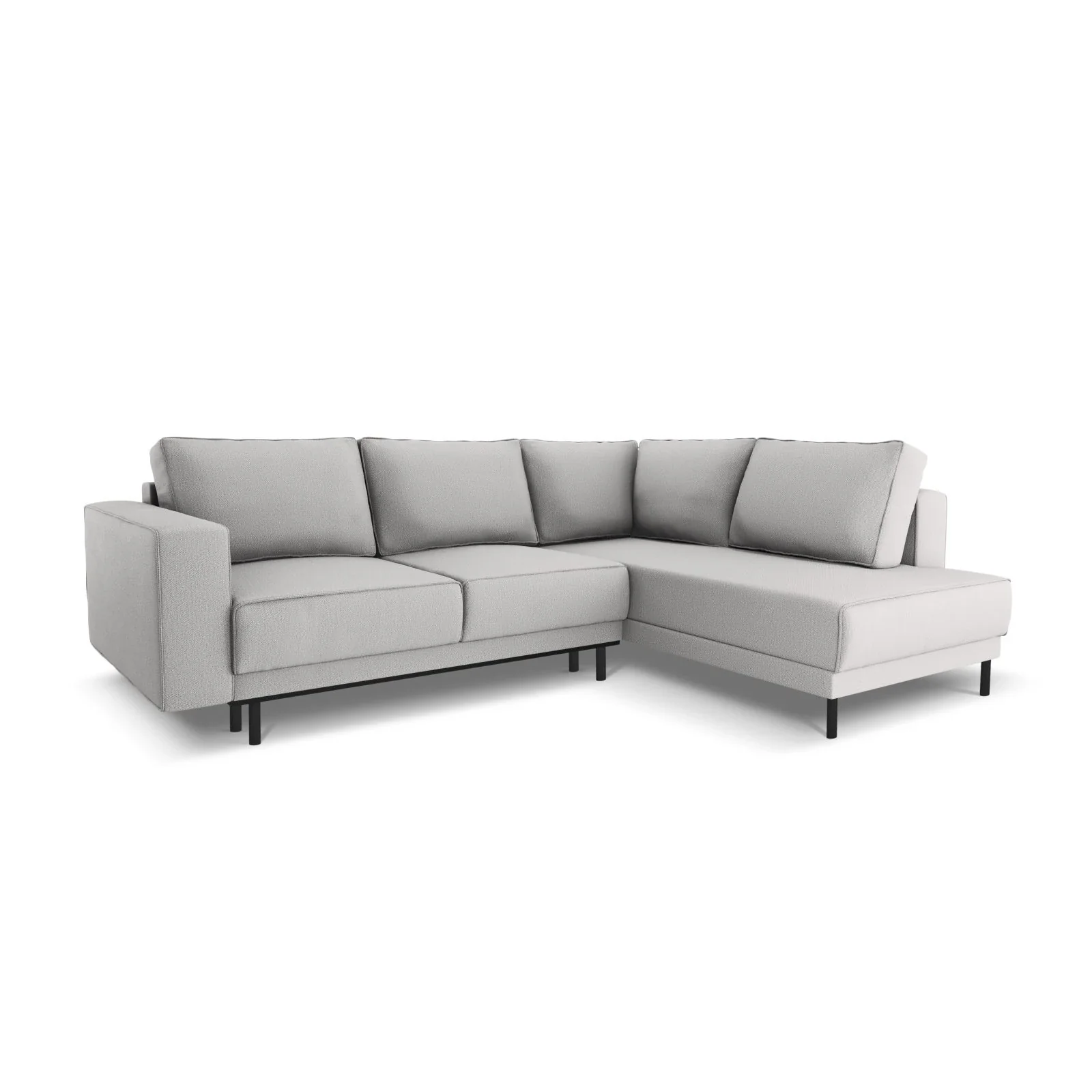 Caro 5-Sitzer Ecksofa Rechte Seite, mit Schlaffunktion, in Samt oder Strukturstoff, 247x187 cm - Image 58