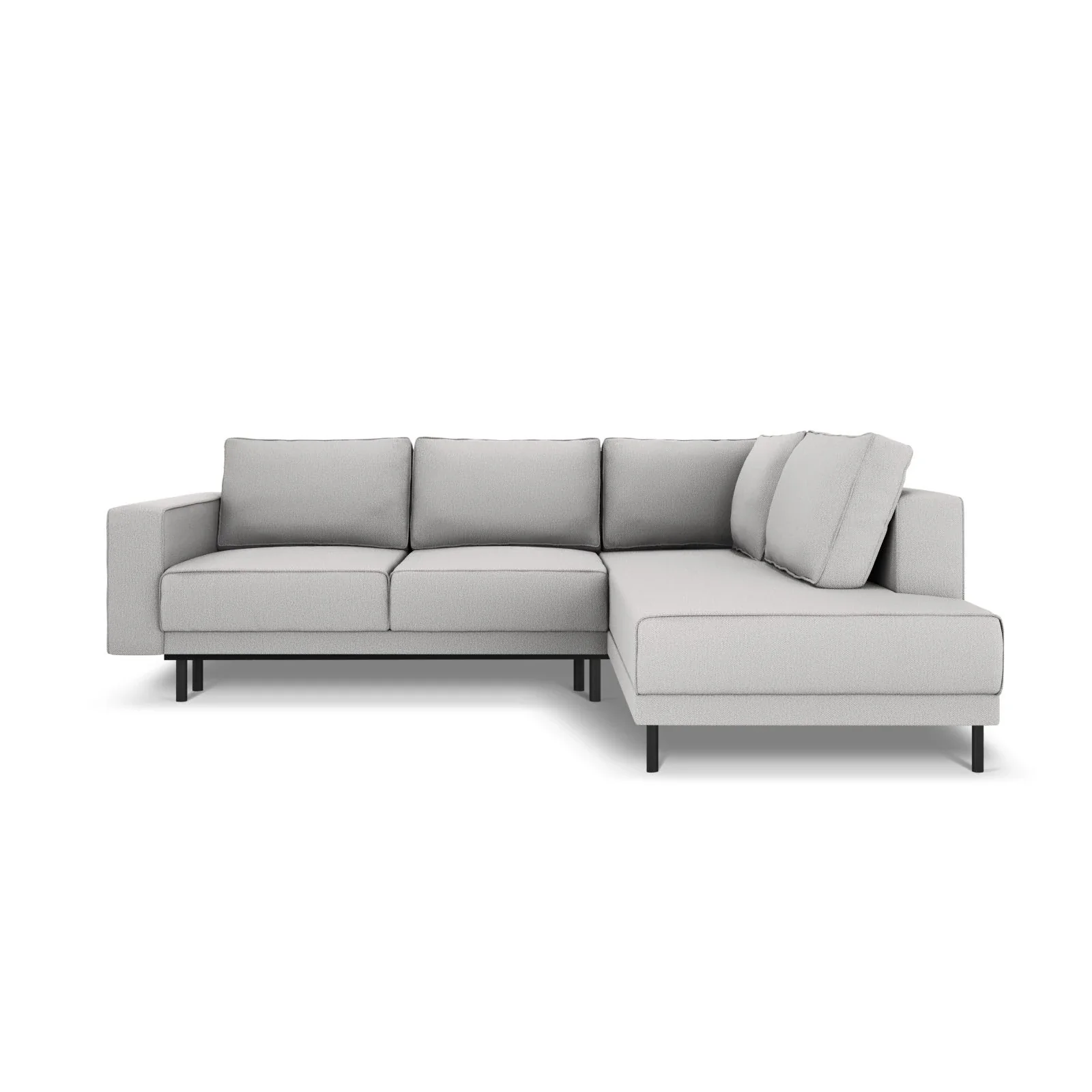 Caro 5-Sitzer Ecksofa Rechte Seite, mit Schlaffunktion, in Samt oder Strukturstoff, 247x187 cm - Image 60