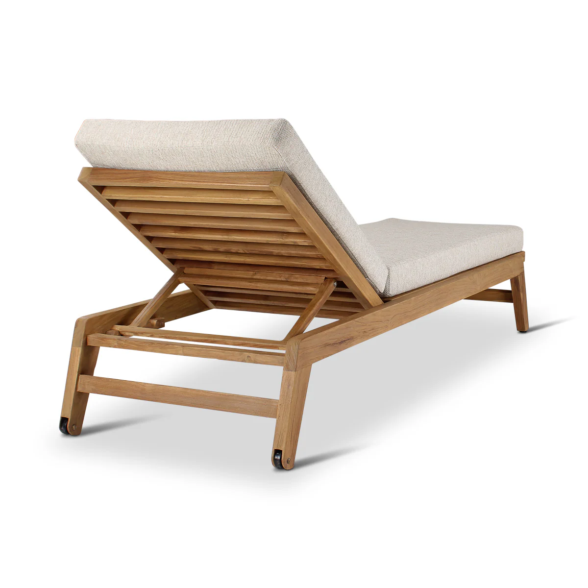 DORA Sonnenliege aus naturbelassenem Teakholz - Image 6