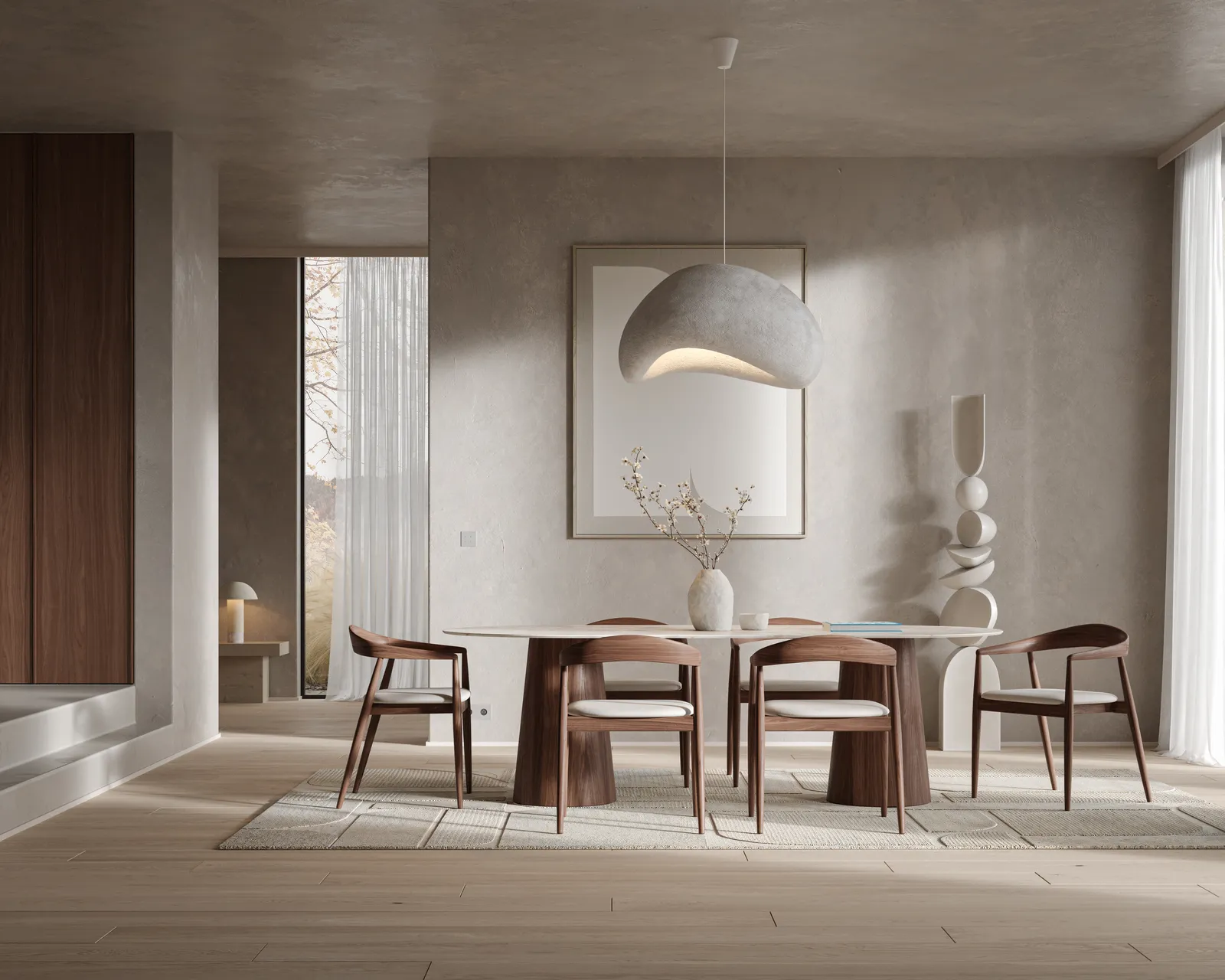 Sessel aus Walnussholz PURA - Image 2