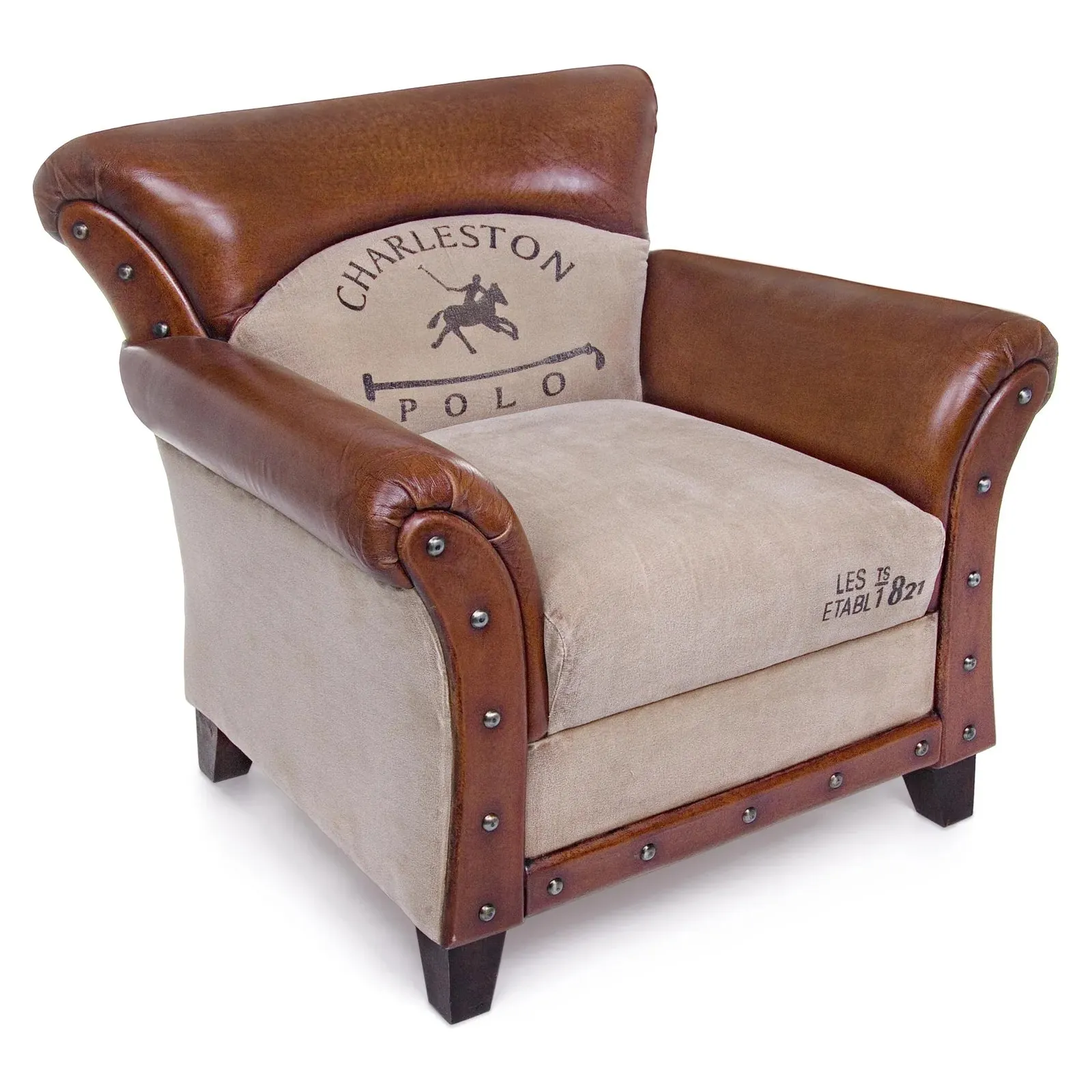 Charleston Sessel mit Kissen