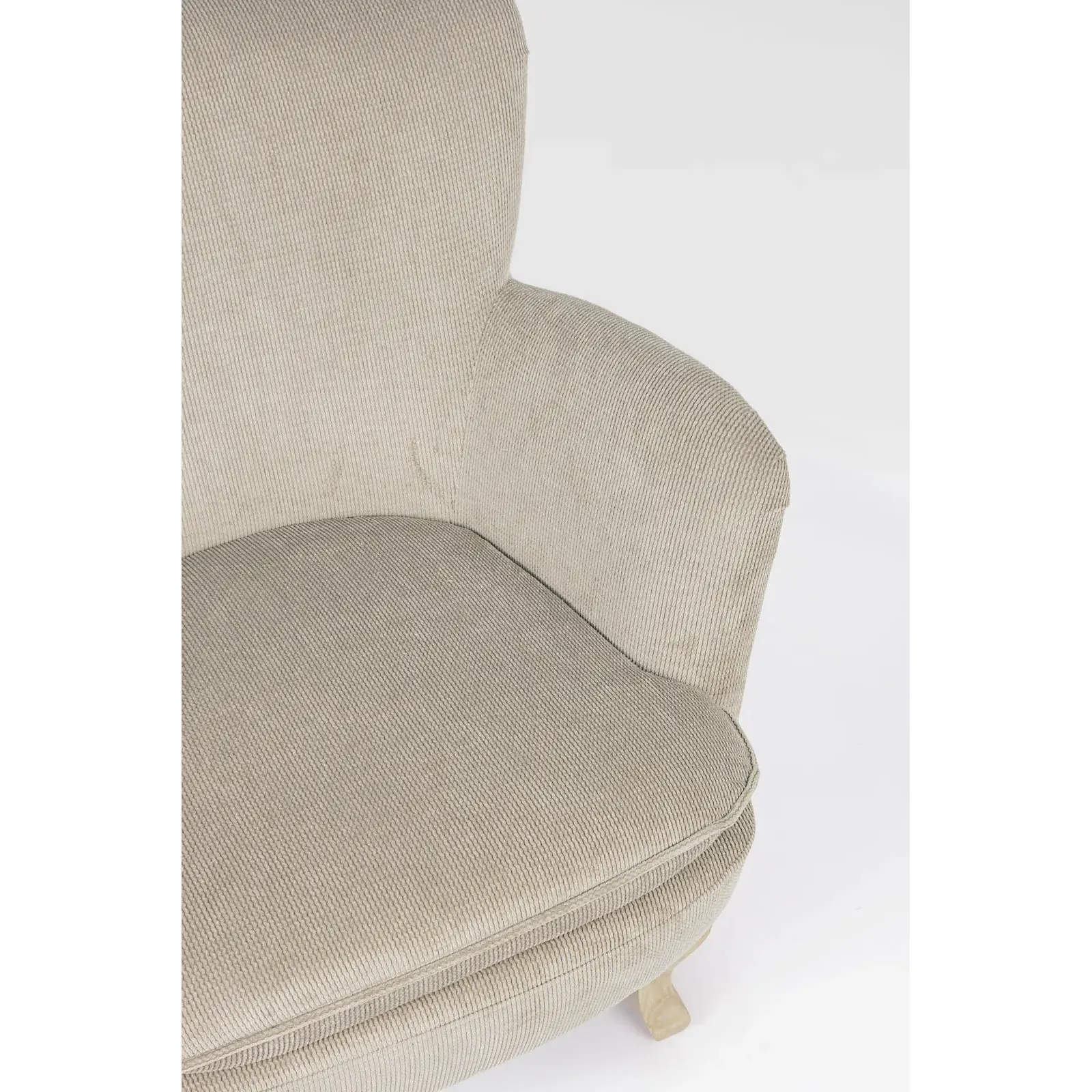 Chenille Sessel Taupe - Image 3