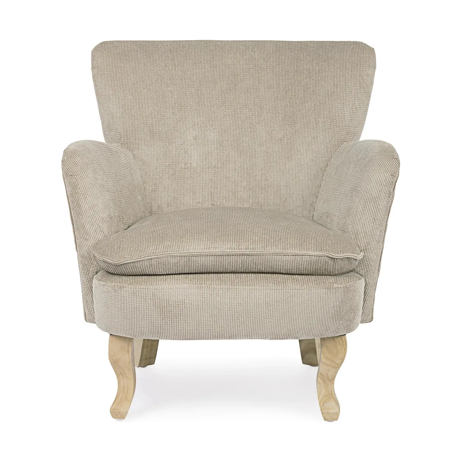 Chenille Sessel Taupe - Image 4