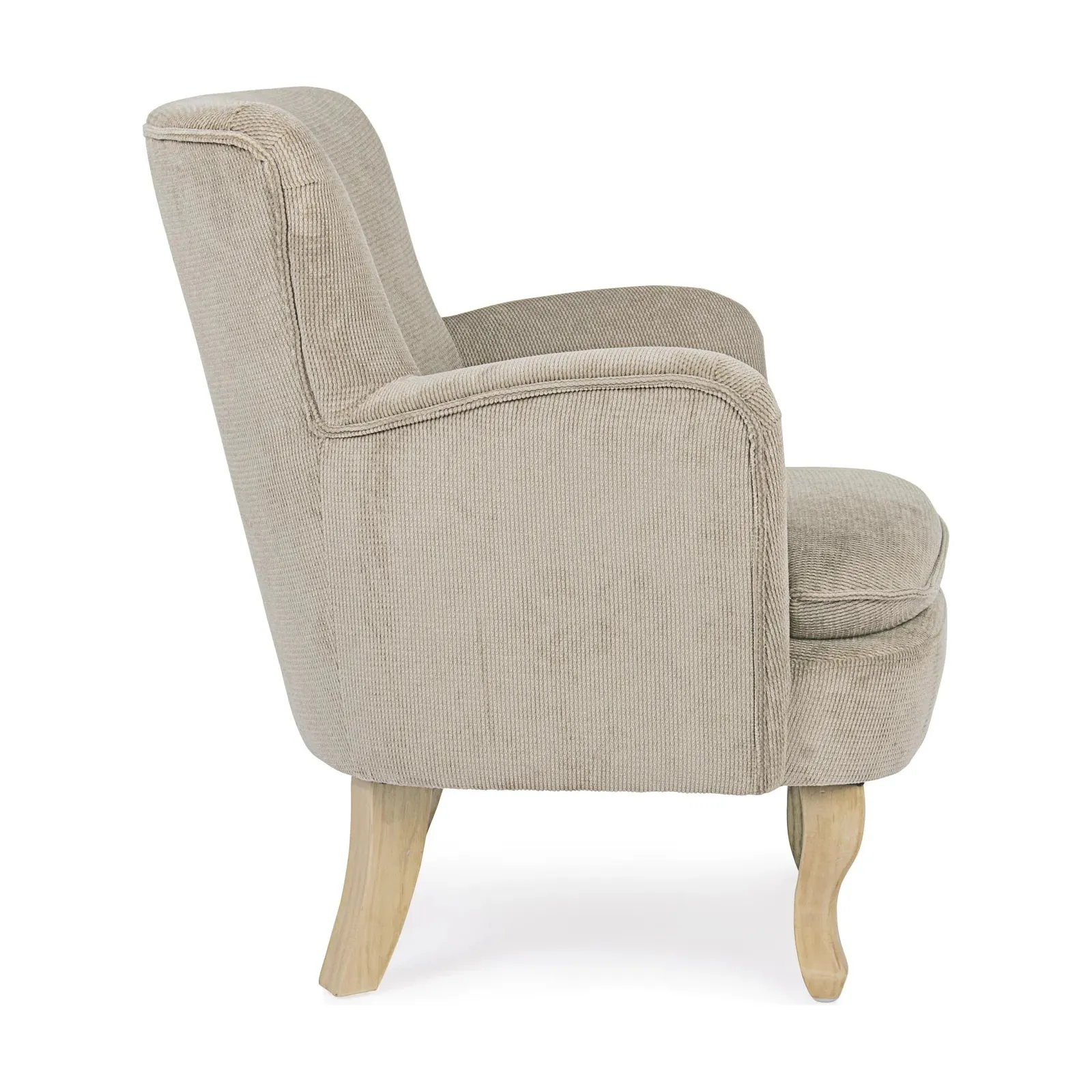 Chenille Sessel Taupe - Image 5