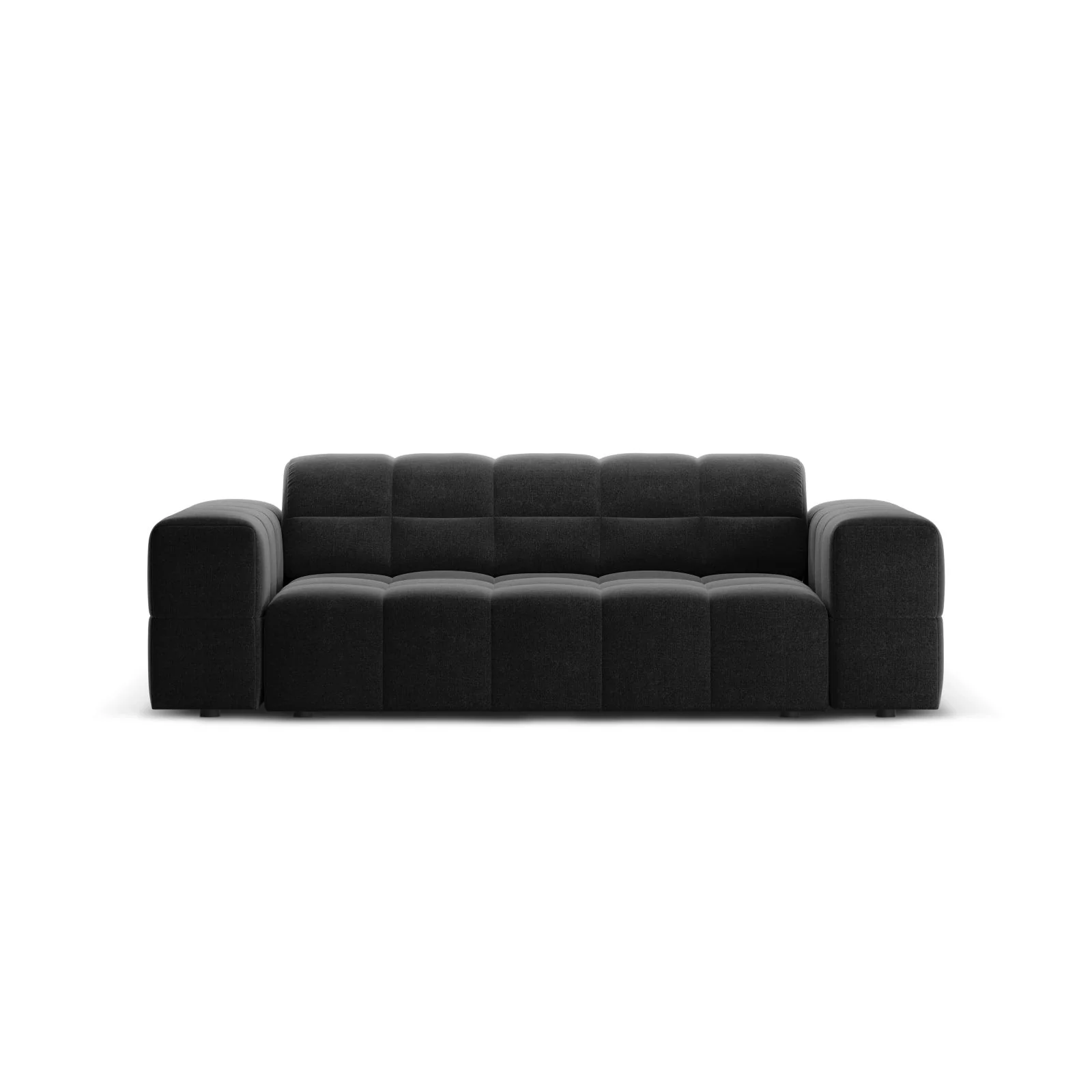 Chicago 2-Sitzer Sofa aus Samt oder Chenille, 175x102x70 cm - Image 37