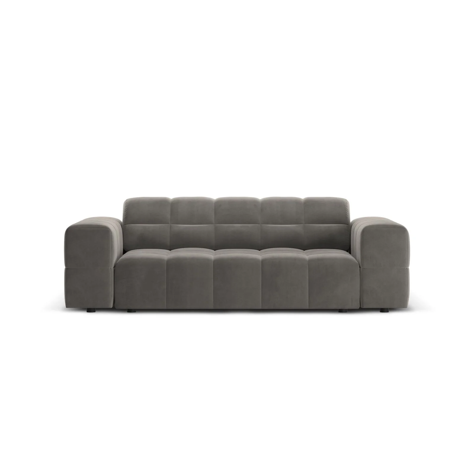 Chicago 2-Sitzer Sofa aus Samt oder Chenille, 175x102x70 cm - Image 67