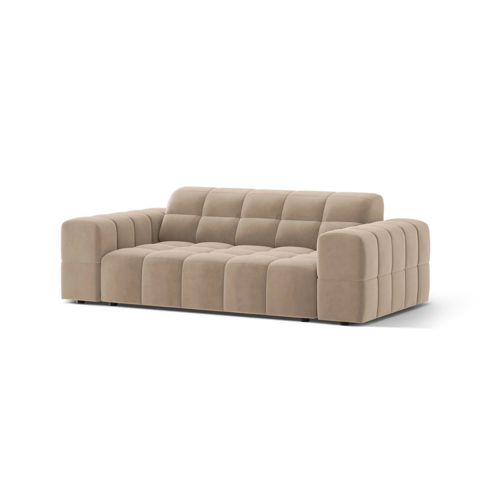 Chicago 2-Sitzer Sofa aus Samt oder Chenille, 178x102 cm - Image 58