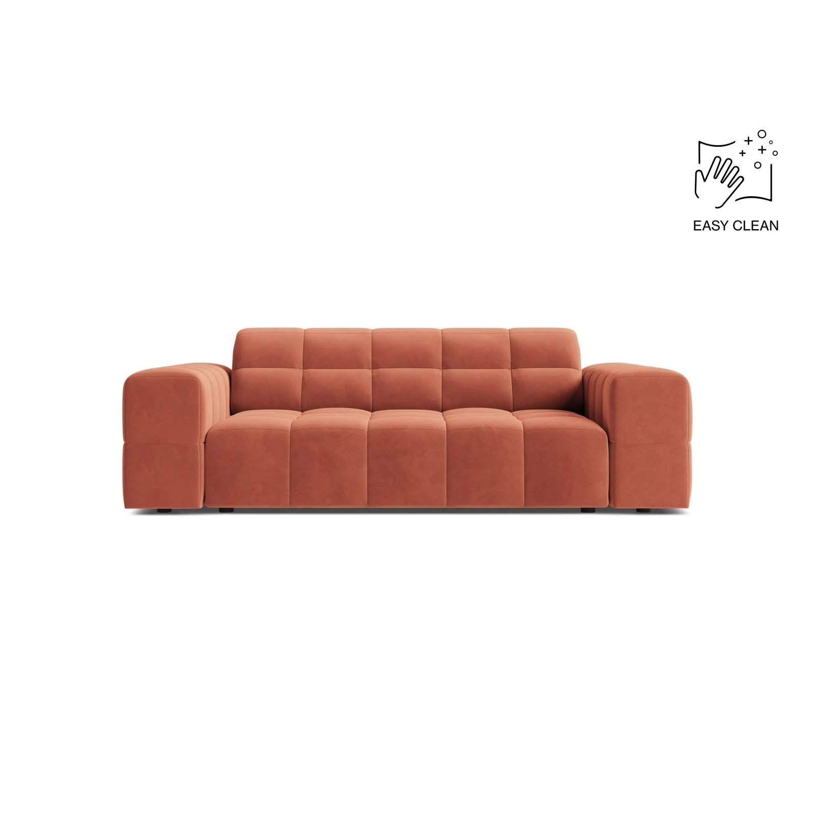 Chicago 2-Sitzer Sofa aus Samt oder Chenille, 178x102 cm - Image 61