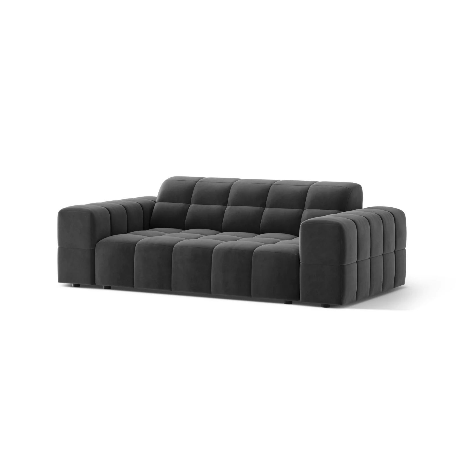 Chicago 2-Sitzer Sofa aus Samt oder Chenille, 178x102 cm - Image 93
