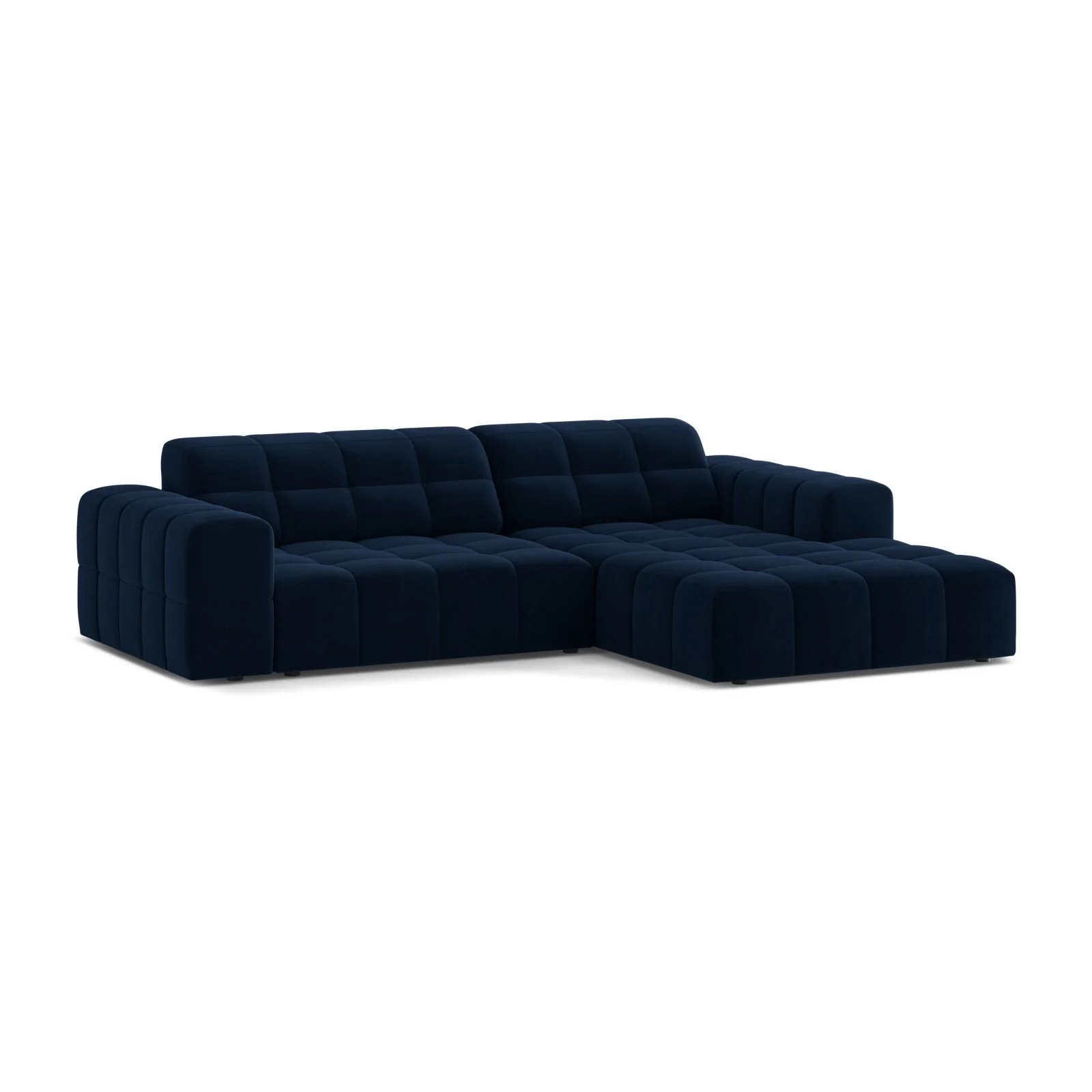 Chicago 3-Sitzer Ecksofa, Rechte Seite, aus Samt oder Chenille, 234x167 cm - Image 103