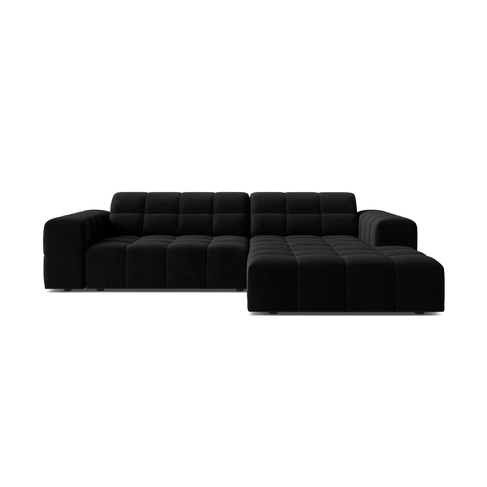 Chicago 3-Sitzer Ecksofa, Rechte Seite, aus Samt oder Chenille, 234x167 cm - Image 116