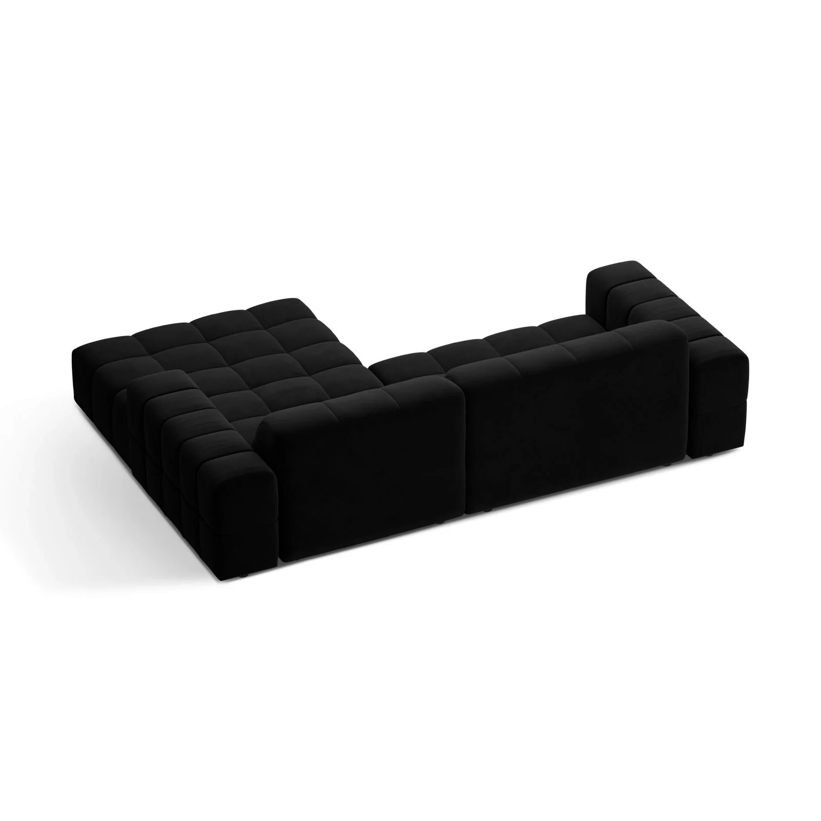 Chicago 3-Sitzer Ecksofa, Rechte Seite, aus Samt oder Chenille, 234x167 cm - Image 119