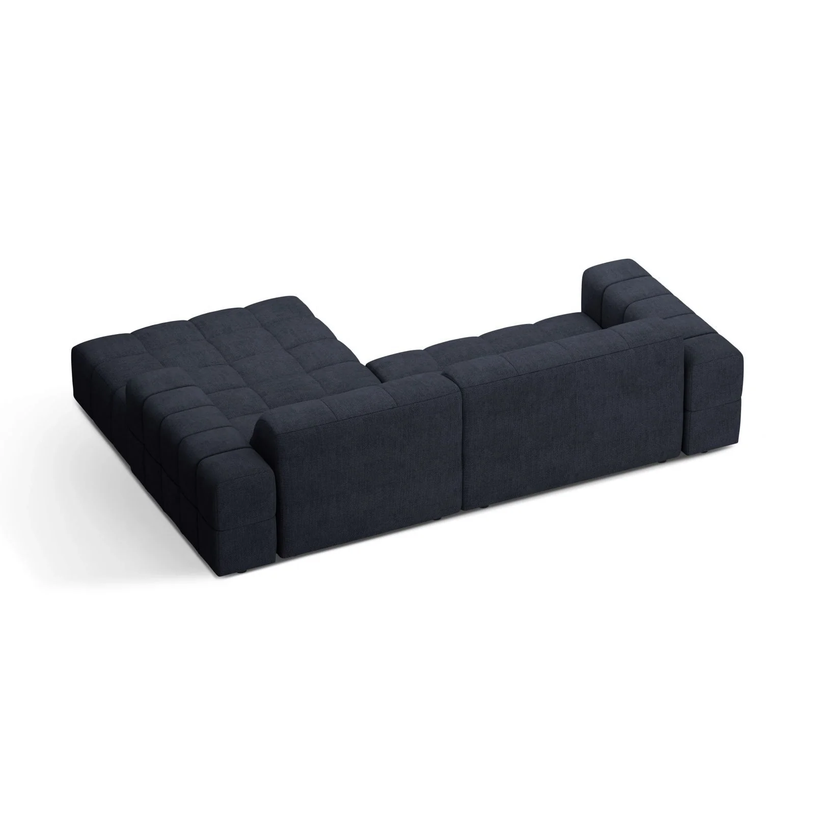 Chicago 3-Sitzer Ecksofa, Rechte Seite, aus Samt oder Chenille, 234x167 cm - Image 24