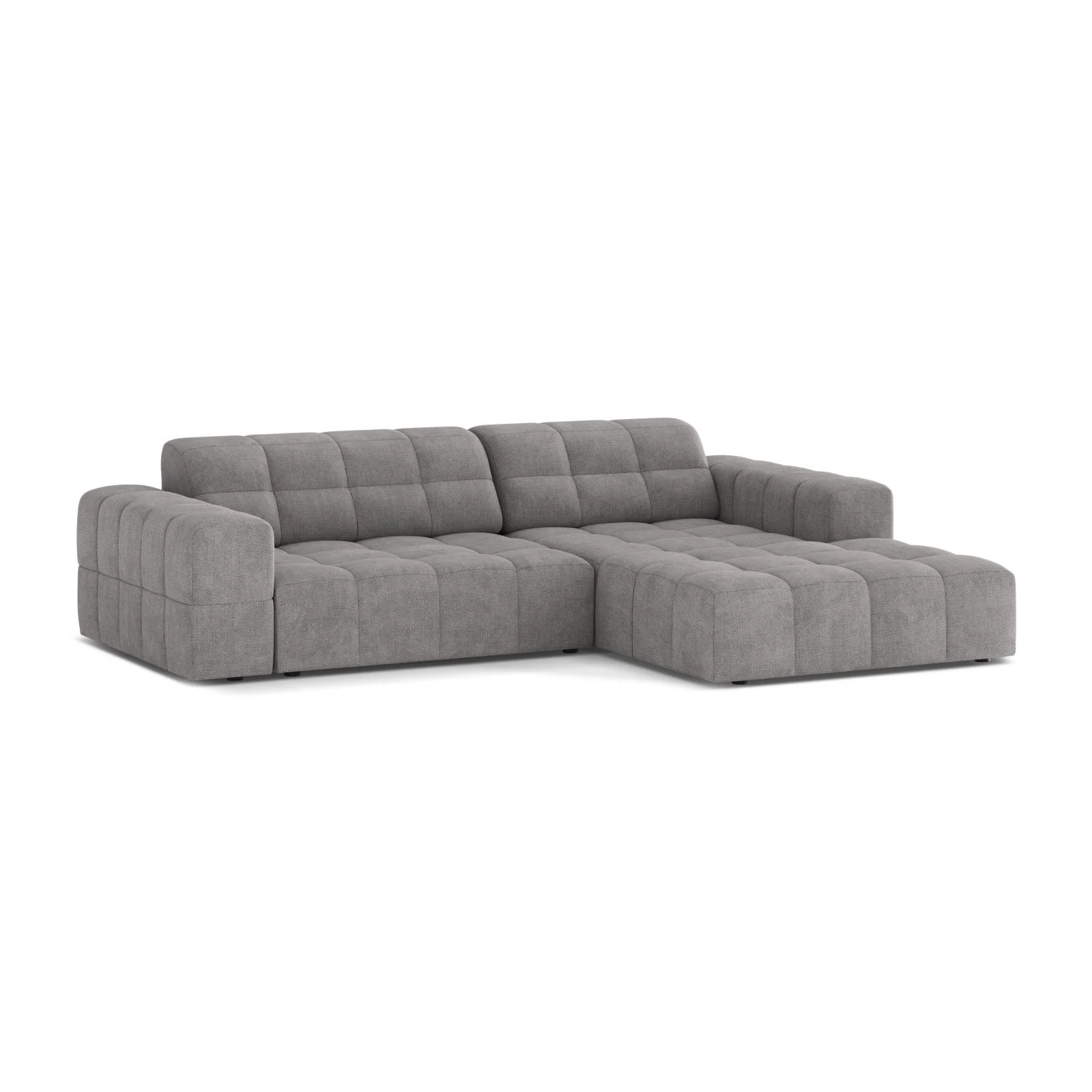 Chicago 3-Sitzer Ecksofa, Rechte Seite, aus Samt oder Chenille, 234x167 cm - Image 33