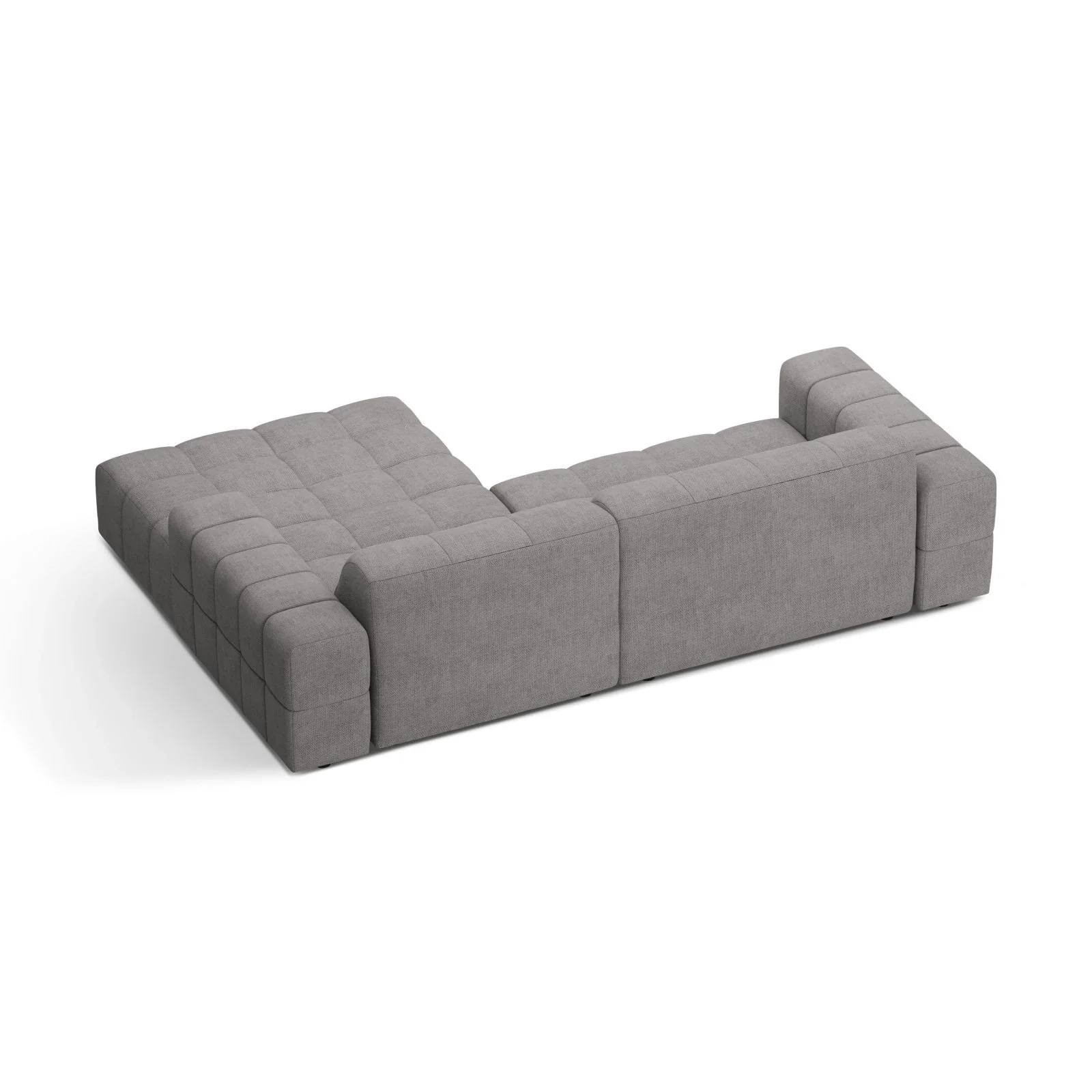 Chicago 3-Sitzer Ecksofa, Rechte Seite, aus Samt oder Chenille, 234x167 cm - Image 34