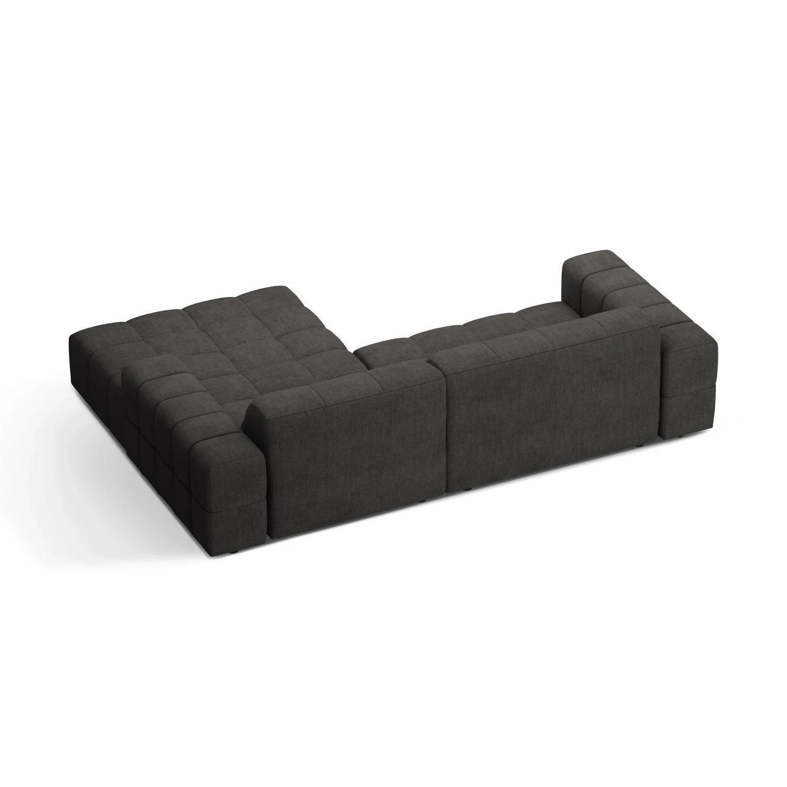 Chicago 3-Sitzer Ecksofa, Rechte Seite, aus Samt oder Chenille, 234x167 cm - Image 39