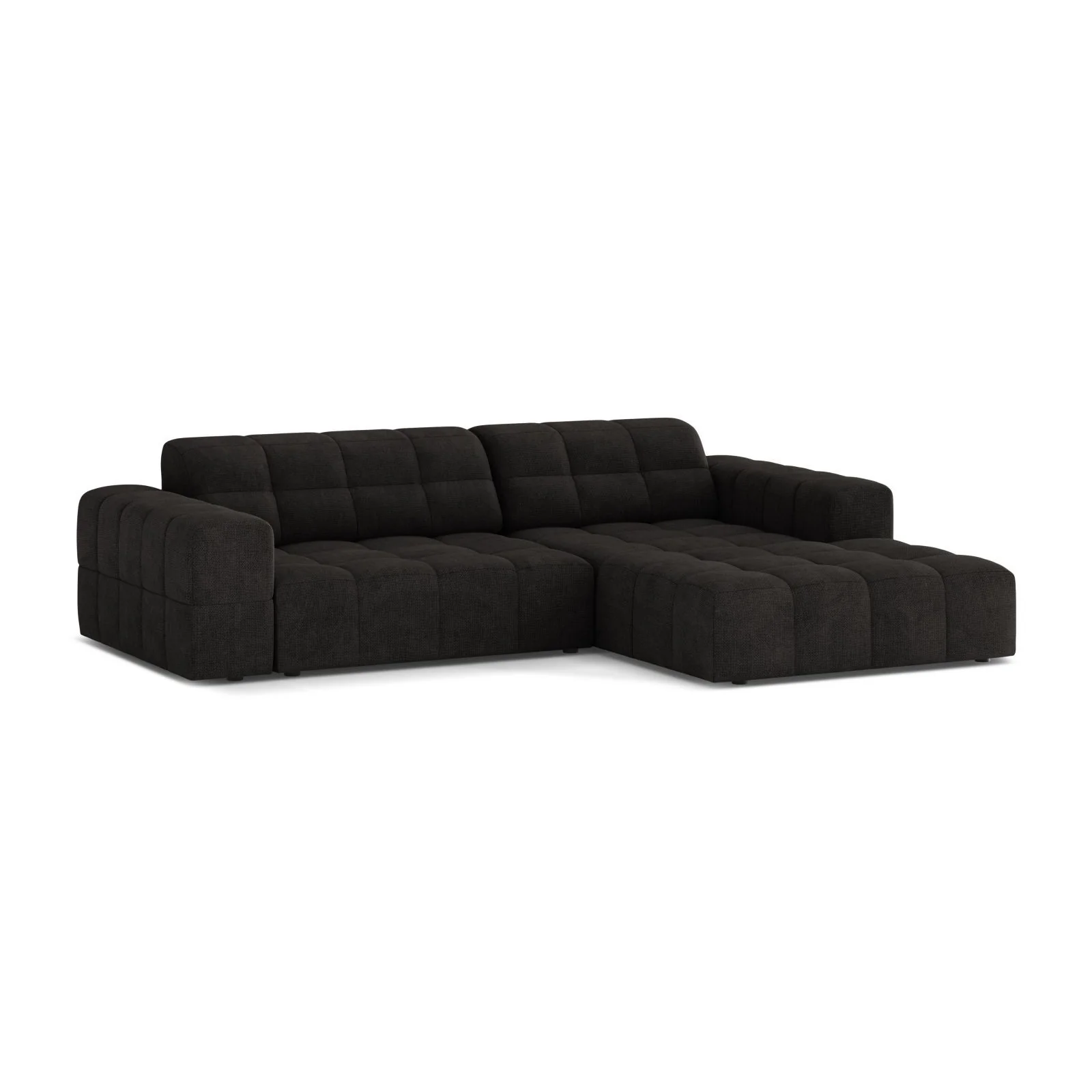 Chicago 3-Sitzer Ecksofa, Rechte Seite, aus Samt oder Chenille, 234x167 cm - Image 43