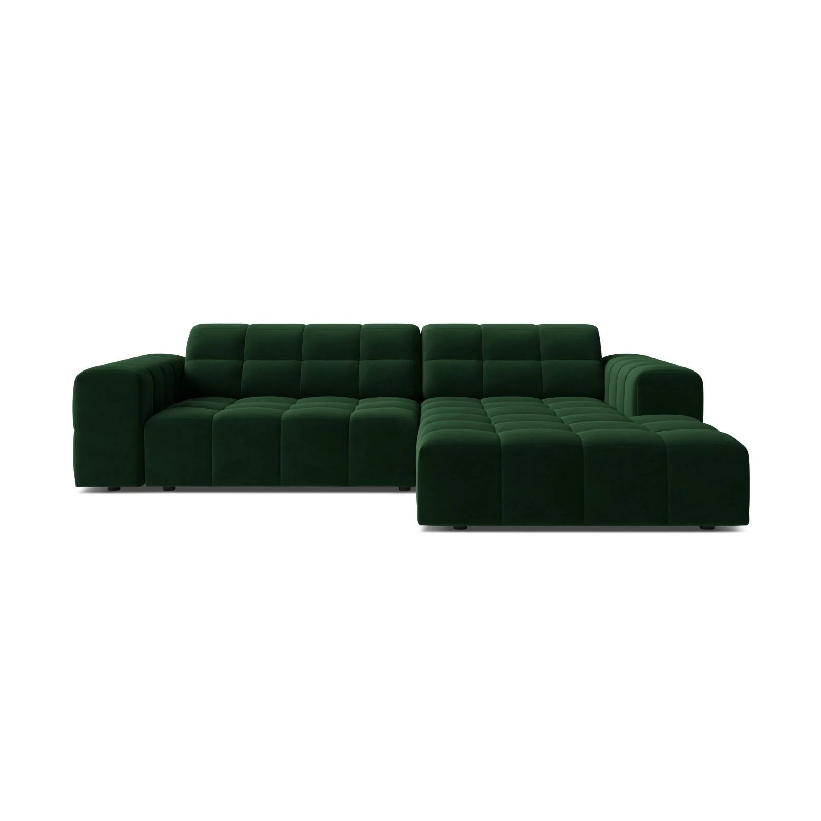Chicago 3-Sitzer Ecksofa, Rechte Seite, aus Samt oder Chenille, 234x167 cm - Image 96