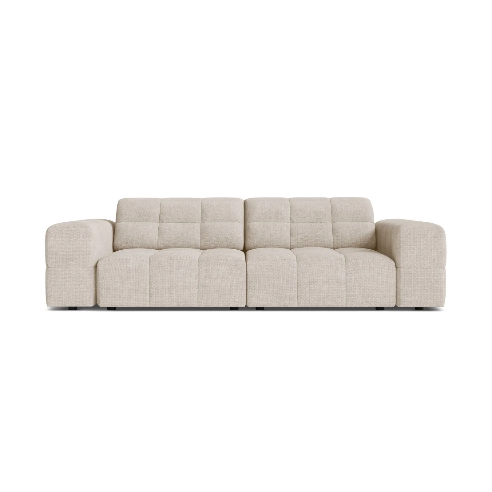 Chicago 3-Sitzer Sofa aus Samt oder Chenille, 212x102 cm