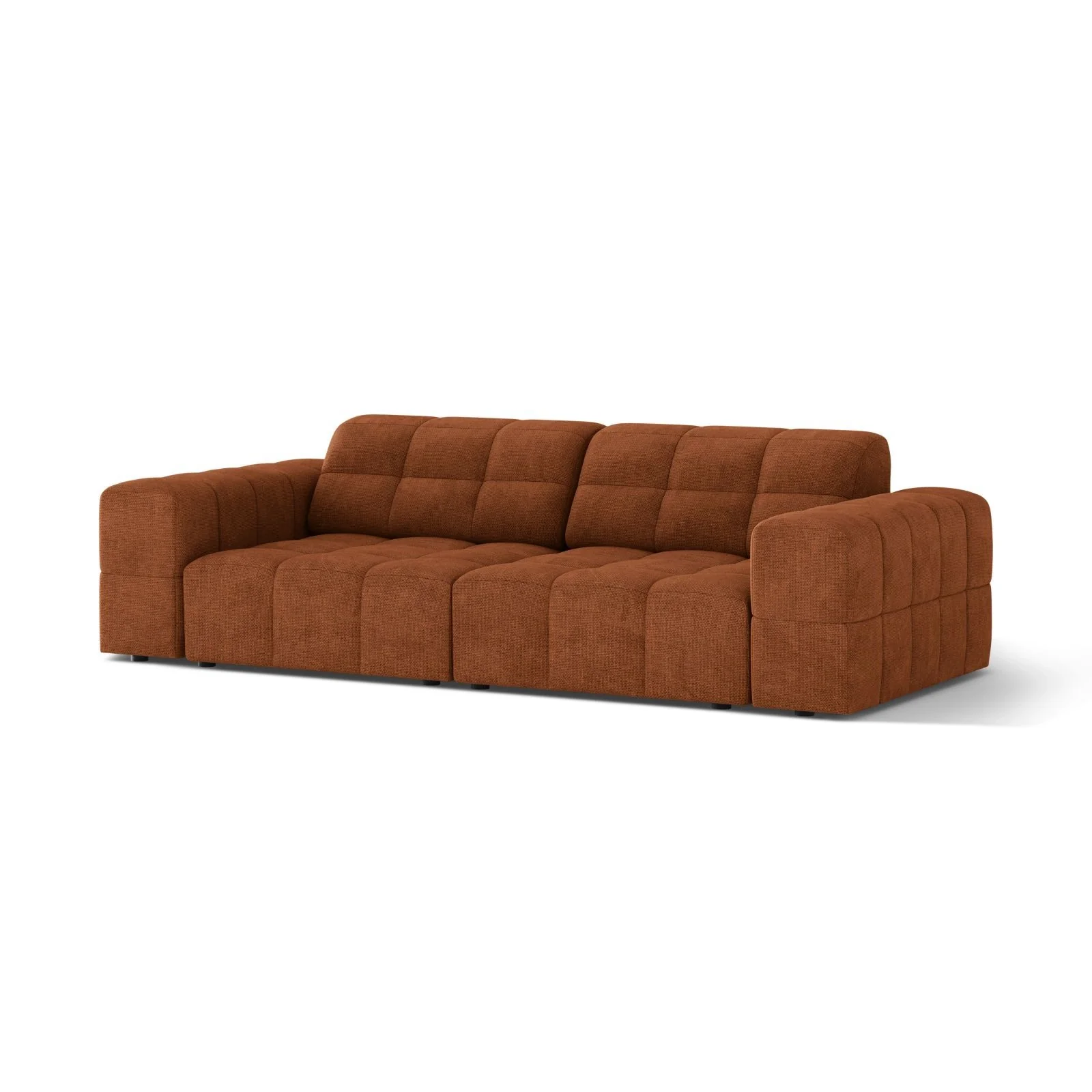 Chicago 3-Sitzer Sofa aus Samt oder Chenille, 212x102 cm - Image 13
