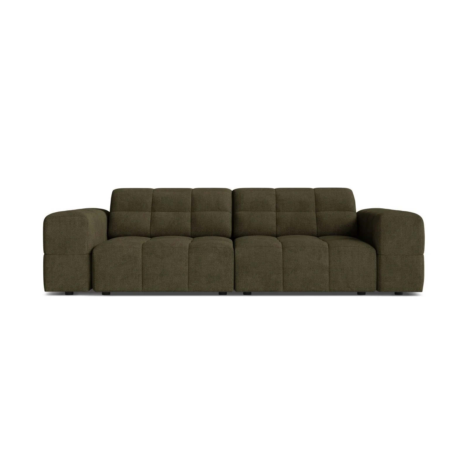 Chicago 3-Sitzer Sofa aus Samt oder Chenille, 212x102 cm - Image 16