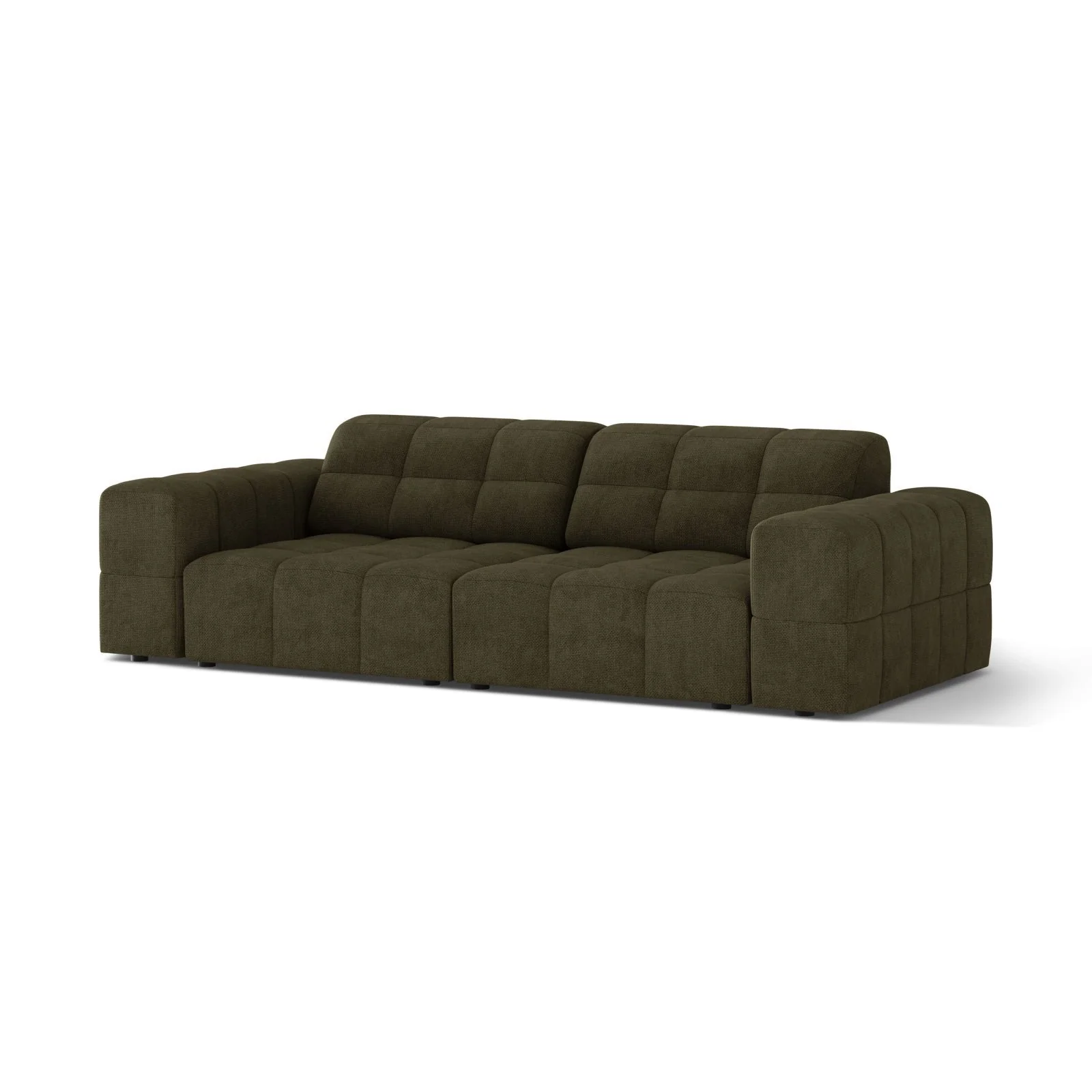 Chicago 3-Sitzer Sofa aus Samt oder Chenille, 212x102 cm - Image 18