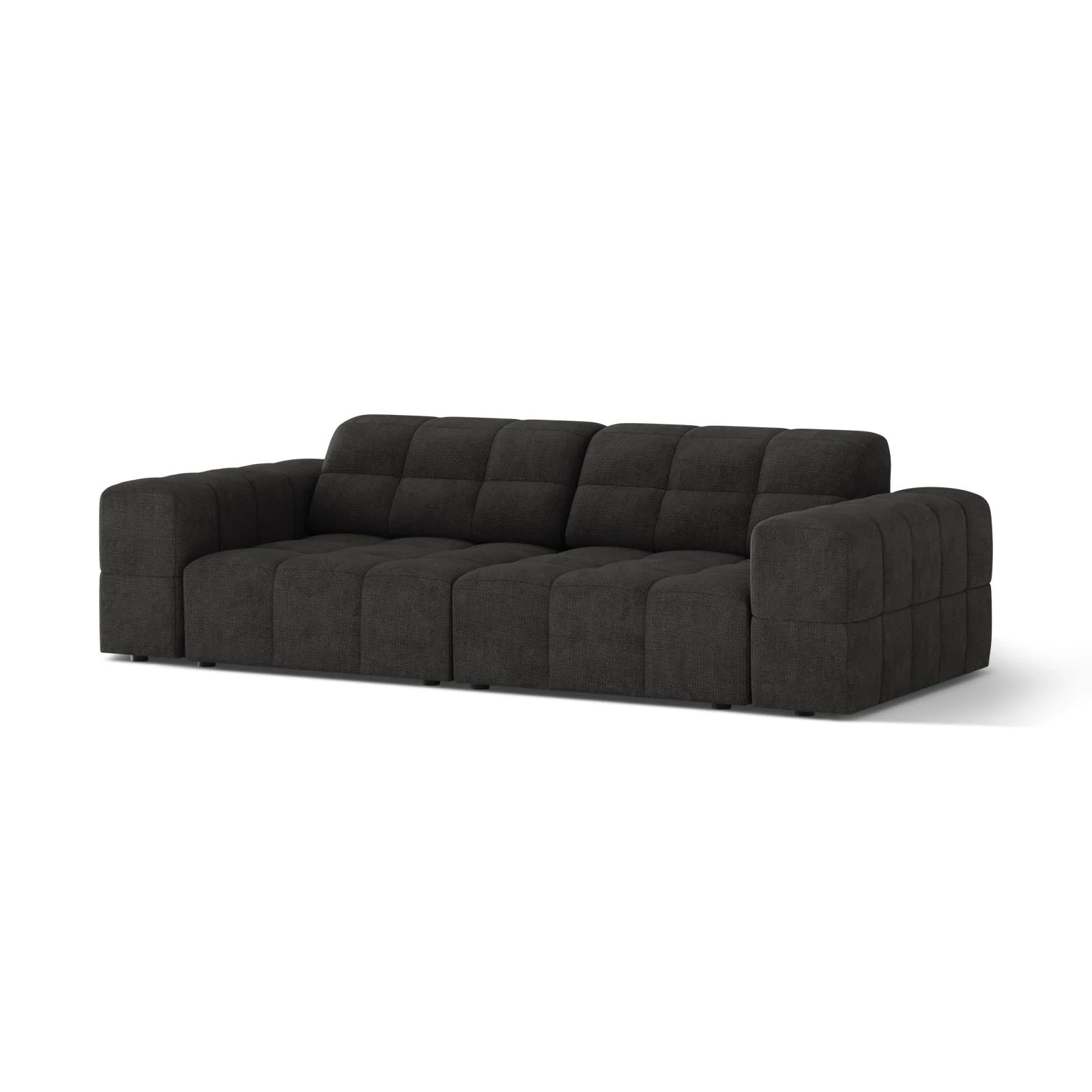 Chicago 3-Sitzer Sofa aus Samt oder Chenille, 212x102 cm - Image 38
