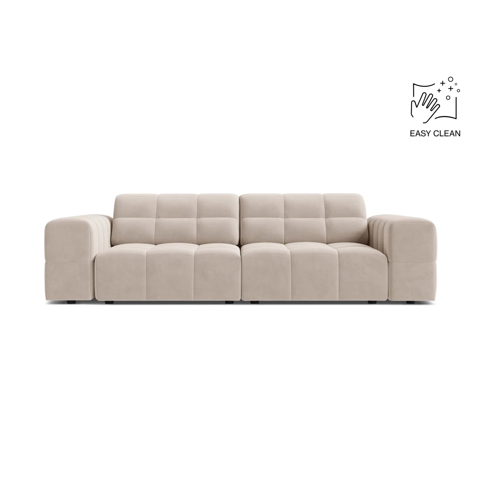 Chicago 3-Sitzer Sofa aus Samt oder Chenille, 212x102 cm - Image 46