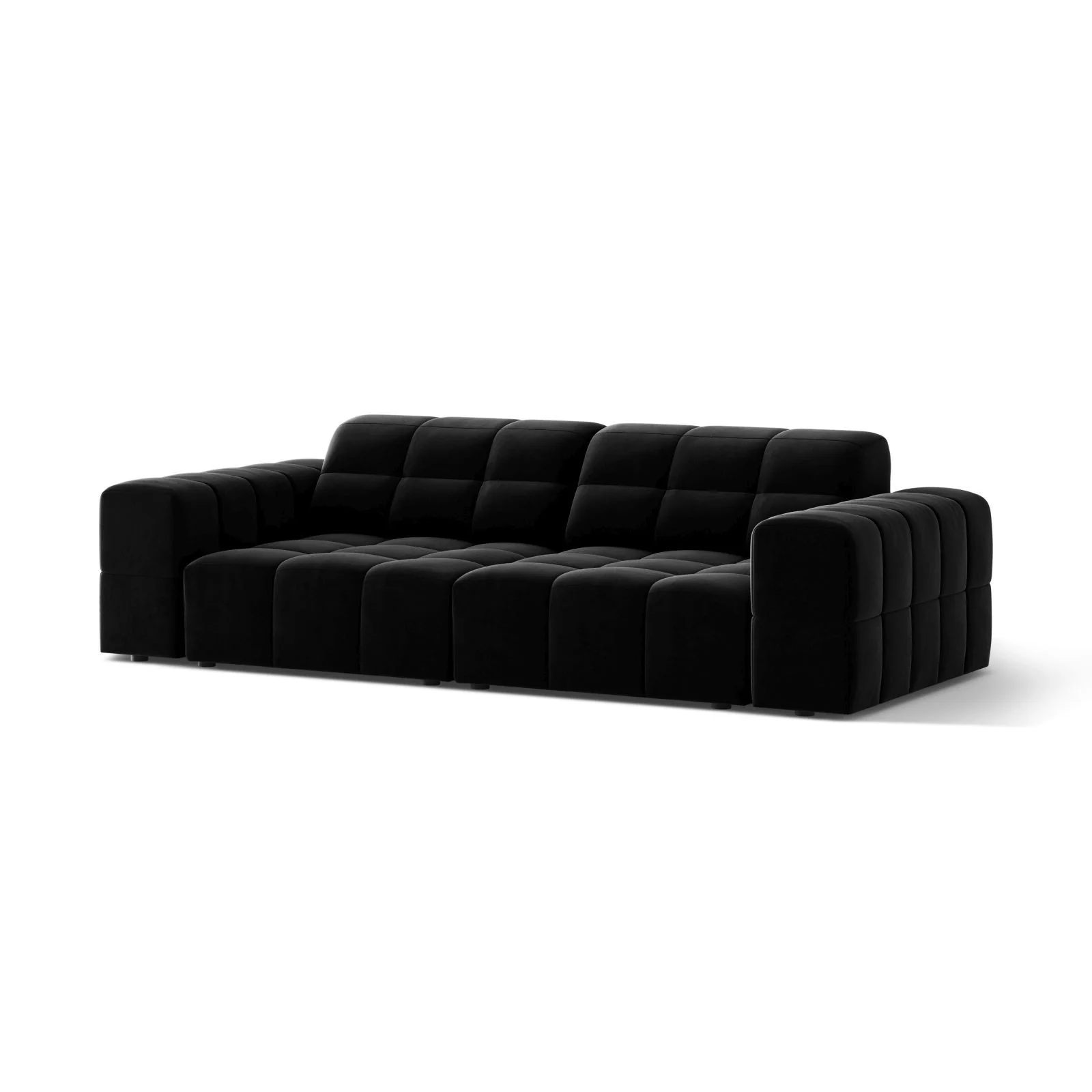 Chicago 3-Sitzer Sofa aus Samt oder Chenille, 212x102 cm - Image 53