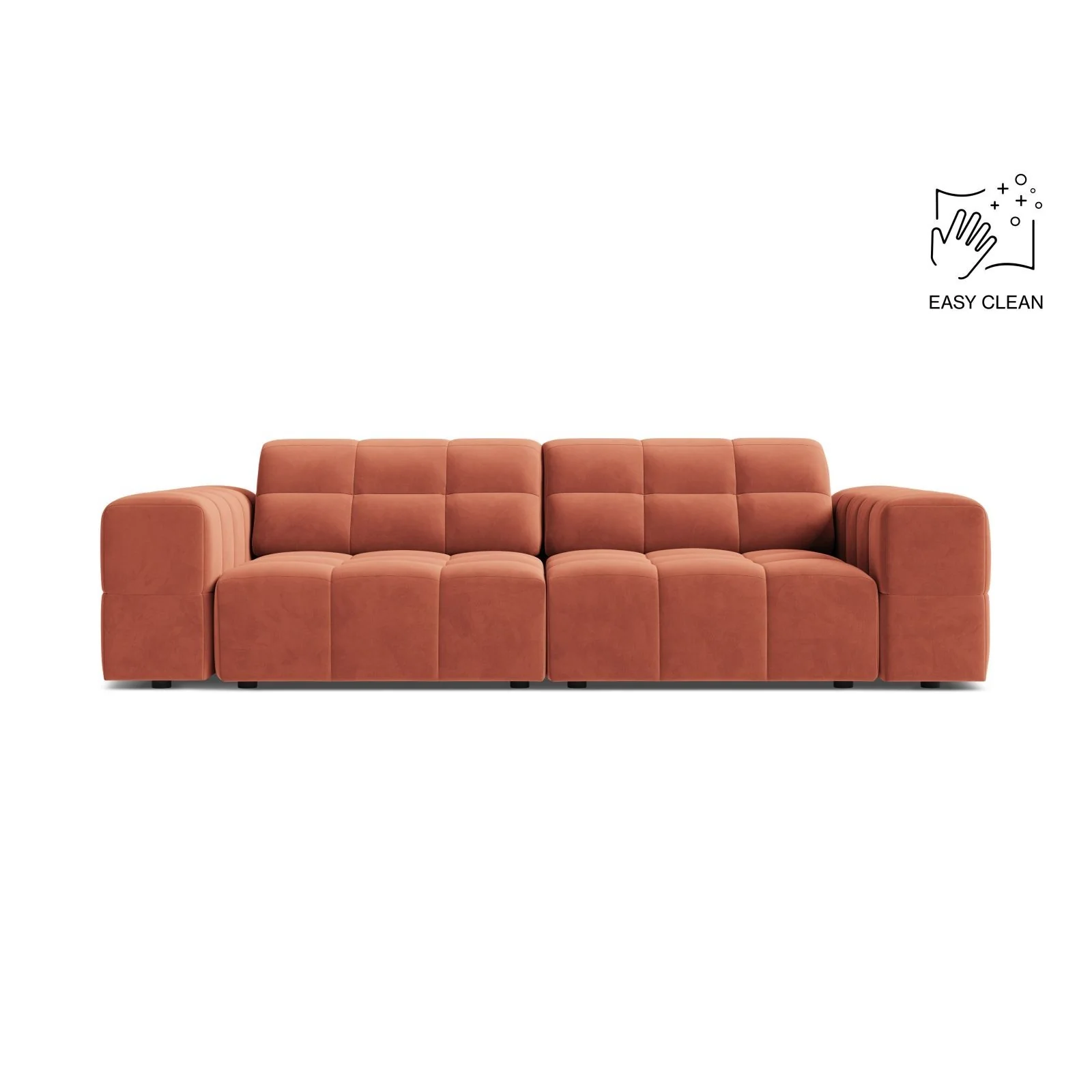 Chicago 3-Sitzer Sofa aus Samt oder Chenille, 212x102 cm - Image 61