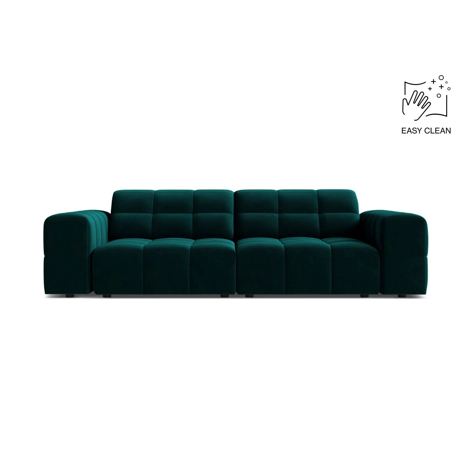 Chicago 3-Sitzer Sofa aus Samt oder Chenille, 212x102 cm - Image 66