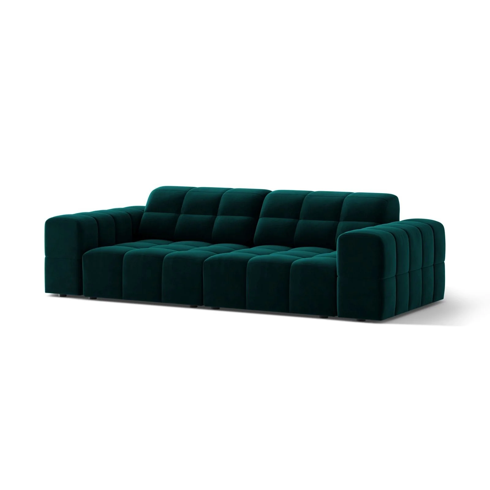 Chicago 3-Sitzer Sofa aus Samt oder Chenille, 212x102 cm - Image 68