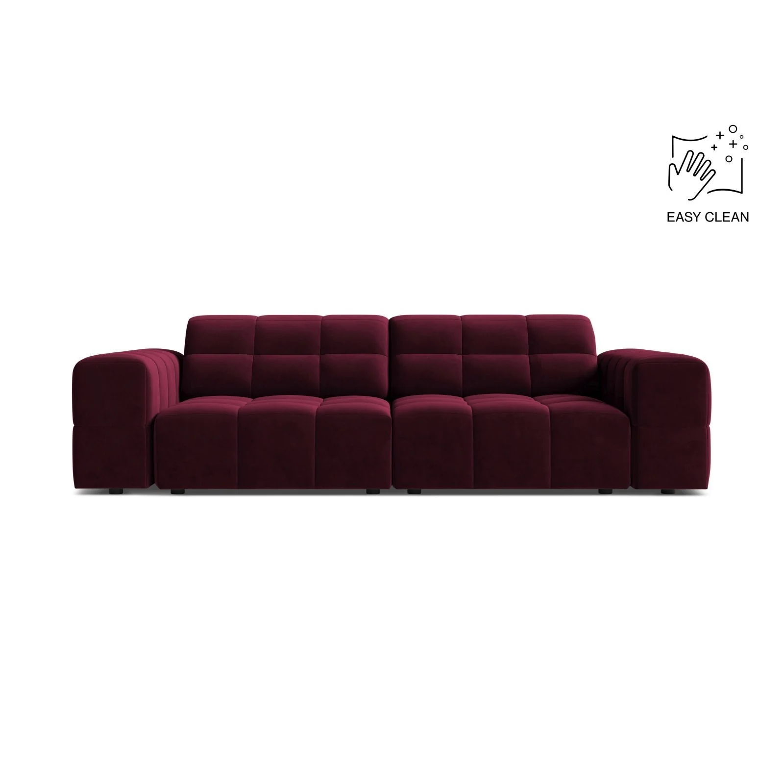 Chicago 3-Sitzer Sofa aus Samt oder Chenille, 212x102 cm - Image 71