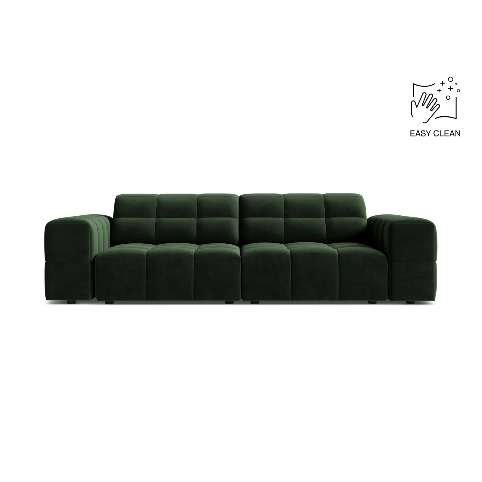 Chicago 3-Sitzer Sofa aus Samt oder Chenille, 212x102 cm - Image 76