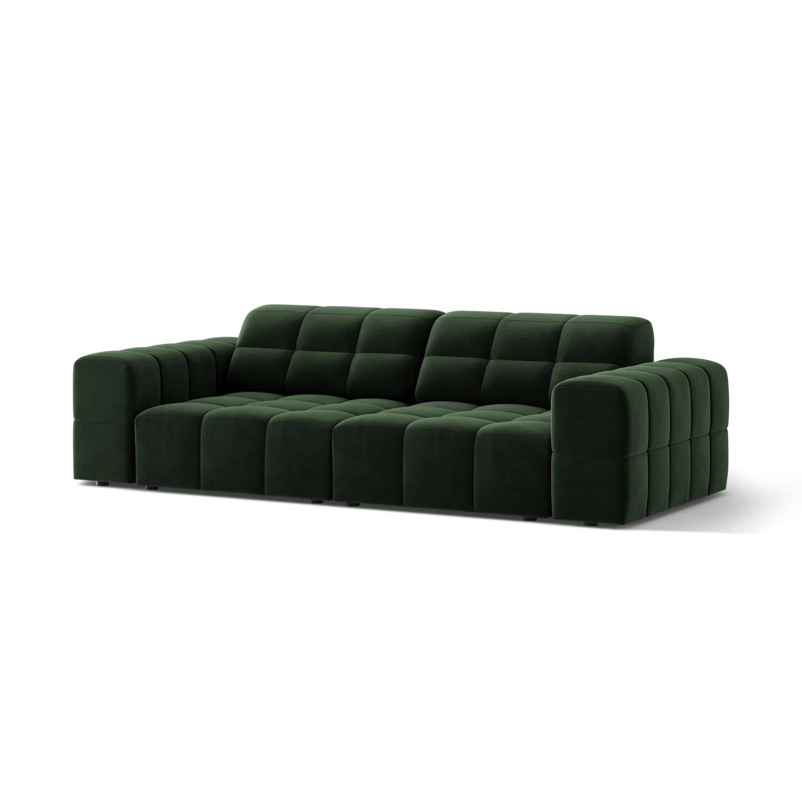 Chicago 3-Sitzer Sofa aus Samt oder Chenille, 212x102 cm - Image 78