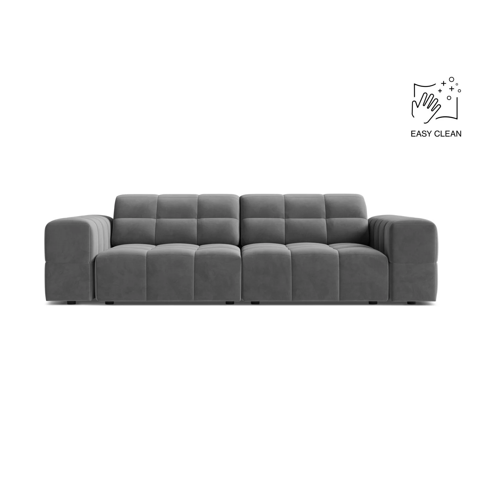 Chicago 3-Sitzer Sofa aus Samt oder Chenille, 212x102 cm - Image 86