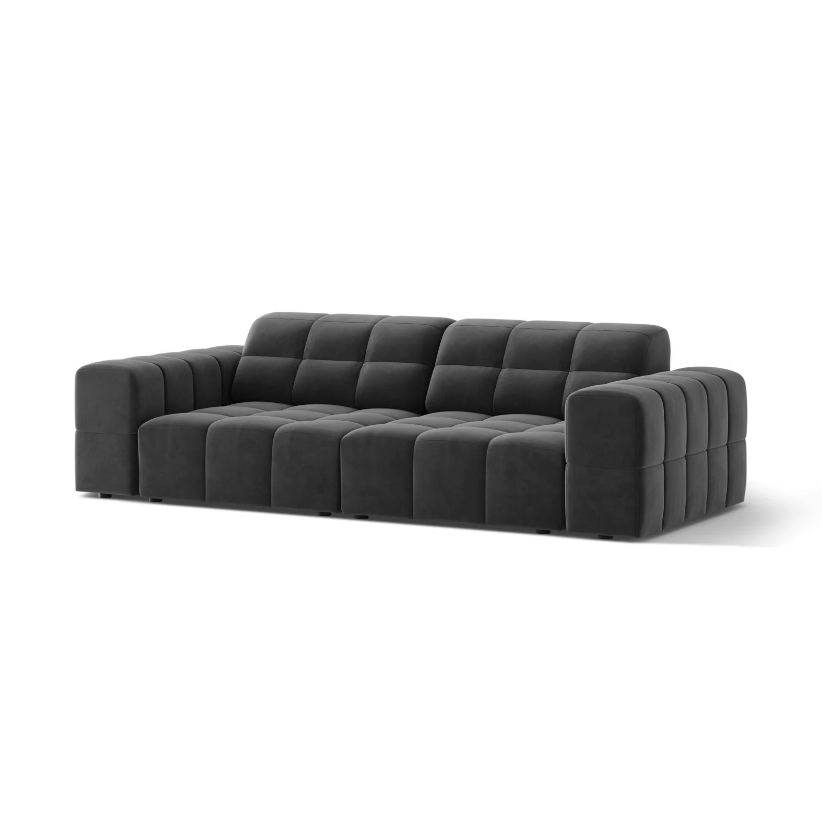 Chicago 3-Sitzer Sofa aus Samt oder Chenille, 212x102 cm - Image 93
