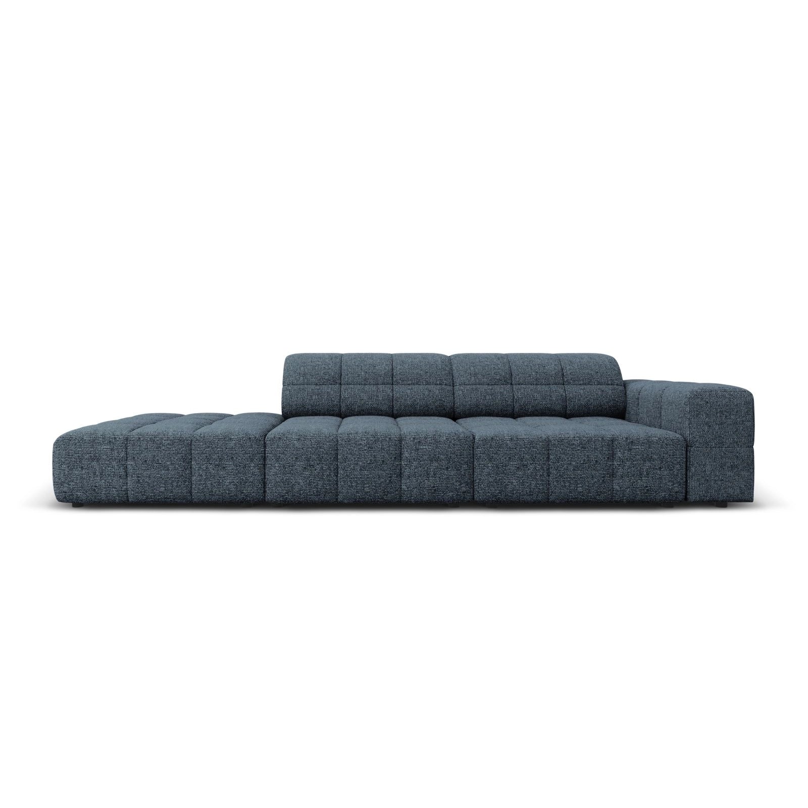 Chicago 3-Sitzer Sofa, Linksseitig, aus Chenille, 262x102x70 cm - Image 19