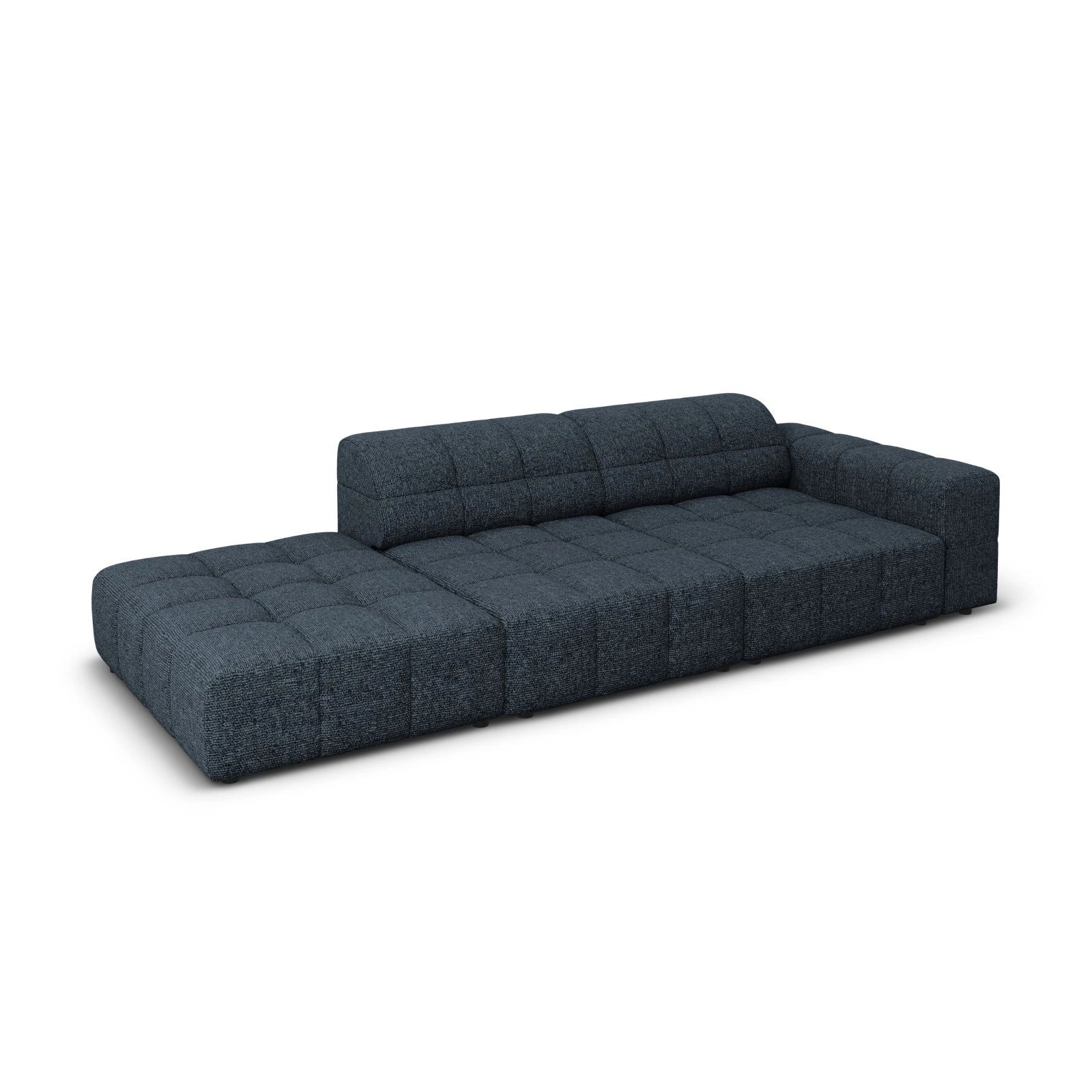 Chicago 3-Sitzer Sofa, Linksseitig, aus Chenille, 262x102x70 cm - Image 22