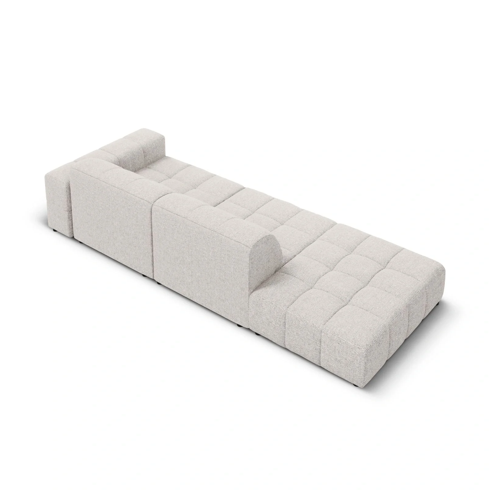 Chicago 3-Sitzer Sofa, Linksseitig, aus Chenille, 262x102x70 cm - Image 29