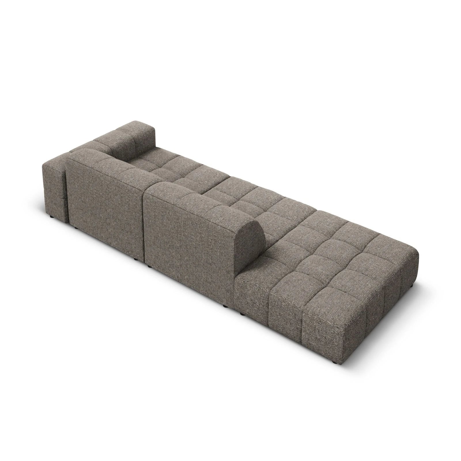 Chicago 3-Sitzer Sofa, Linksseitig, aus Chenille, 262x102x70 cm - Image 35