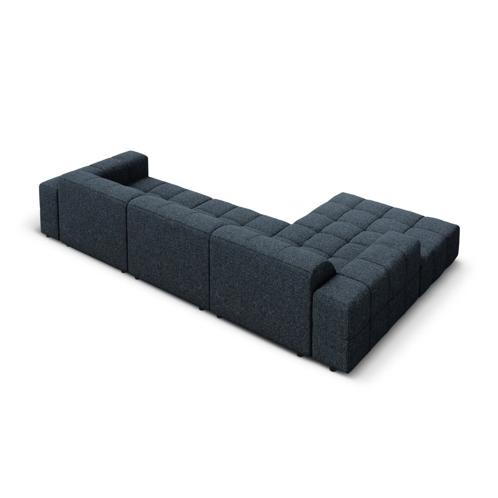 Chicago 4-Sitzer Ecksofa, Linke Seite, aus Samt der Chenille, 284x166x70 cm - Image 23