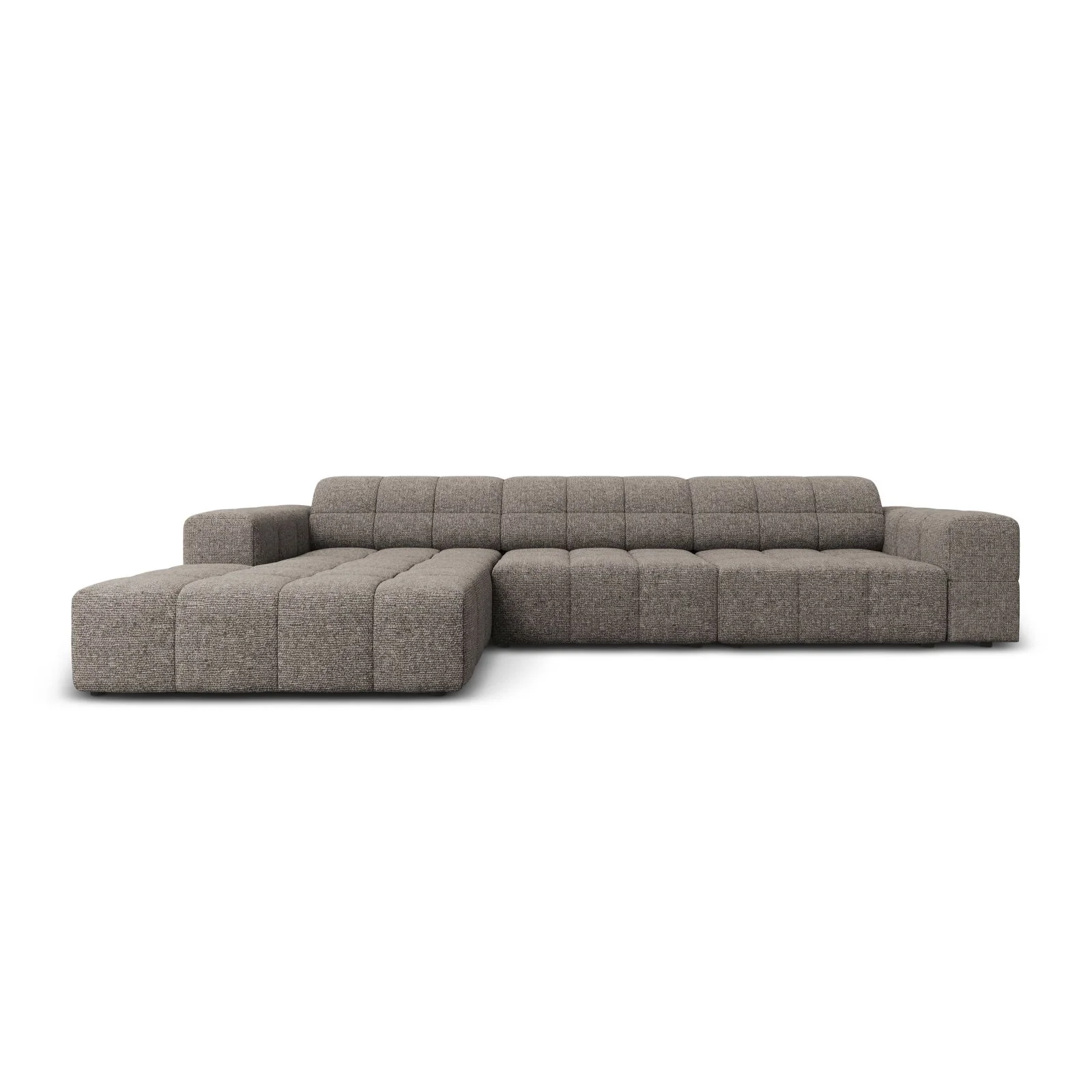 Chicago 4-Sitzer Ecksofa, Linke Seite, aus Samt der Chenille, 284x166x70 cm - Image 31