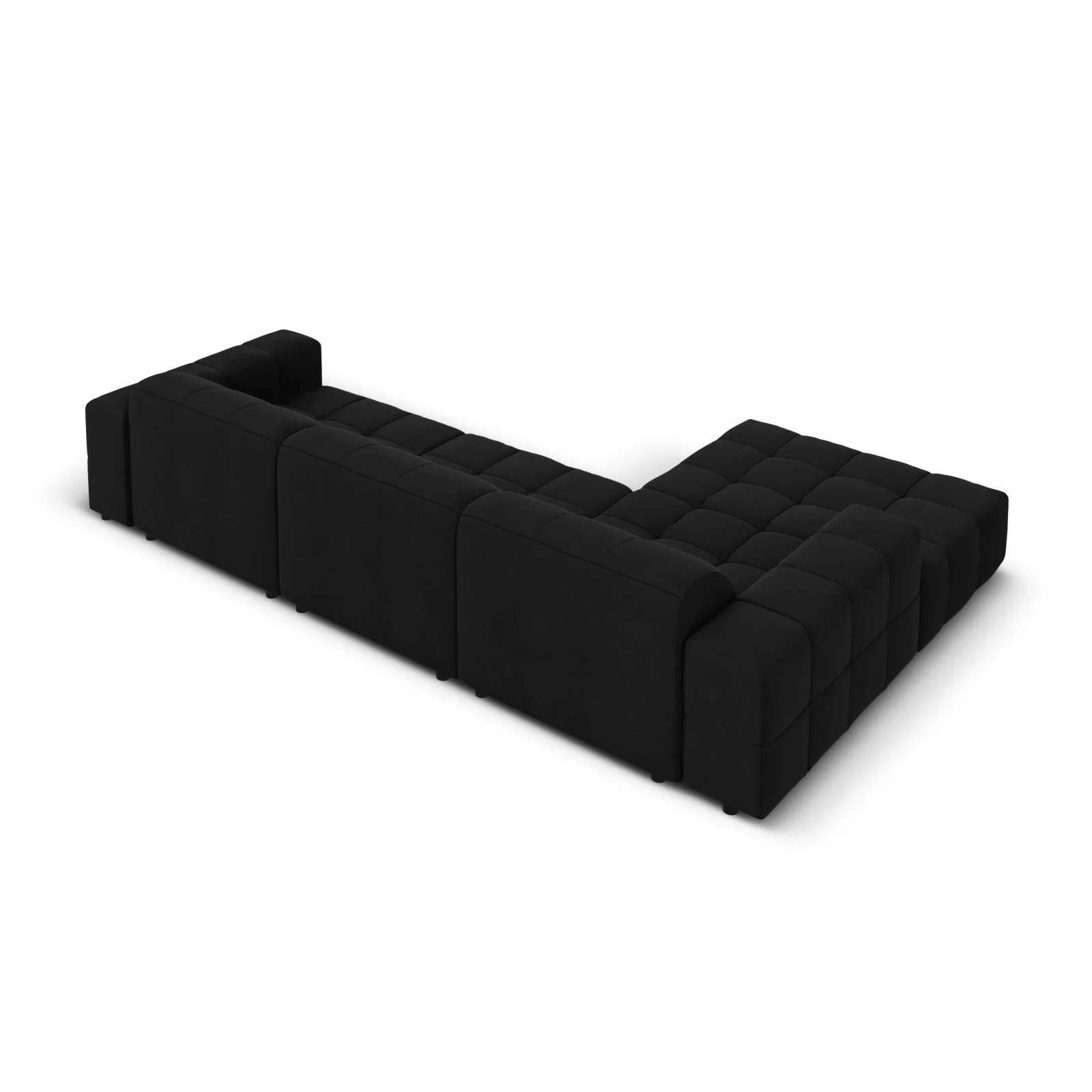 Chicago 4-Sitzer Ecksofa, Linke Seite, aus Samt der Chenille, 284x166x70 cm - Image 83