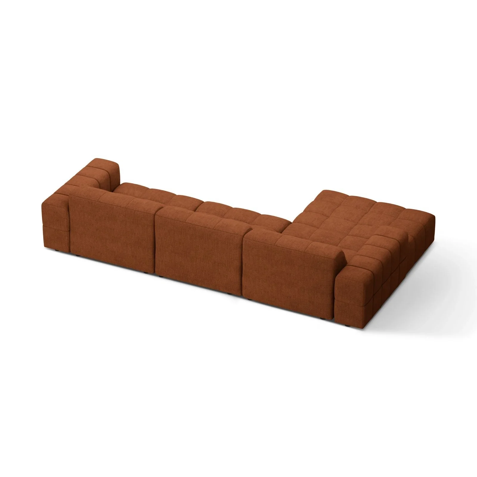 Chicago 4-Sitzer Ecksofa, Linke Seite, aus Samt oder Chenille, 294x167 cm - Image 14
