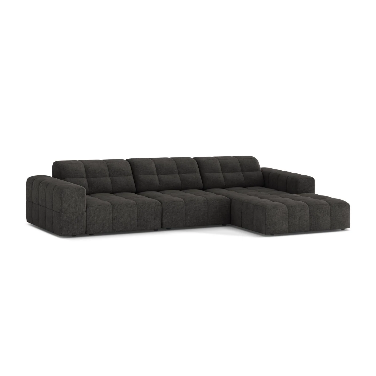 Chicago 4-Sitzer Ecksofa, Rechte Seite, aus Samt oder Chenille, 294x167 cm - Image 38
