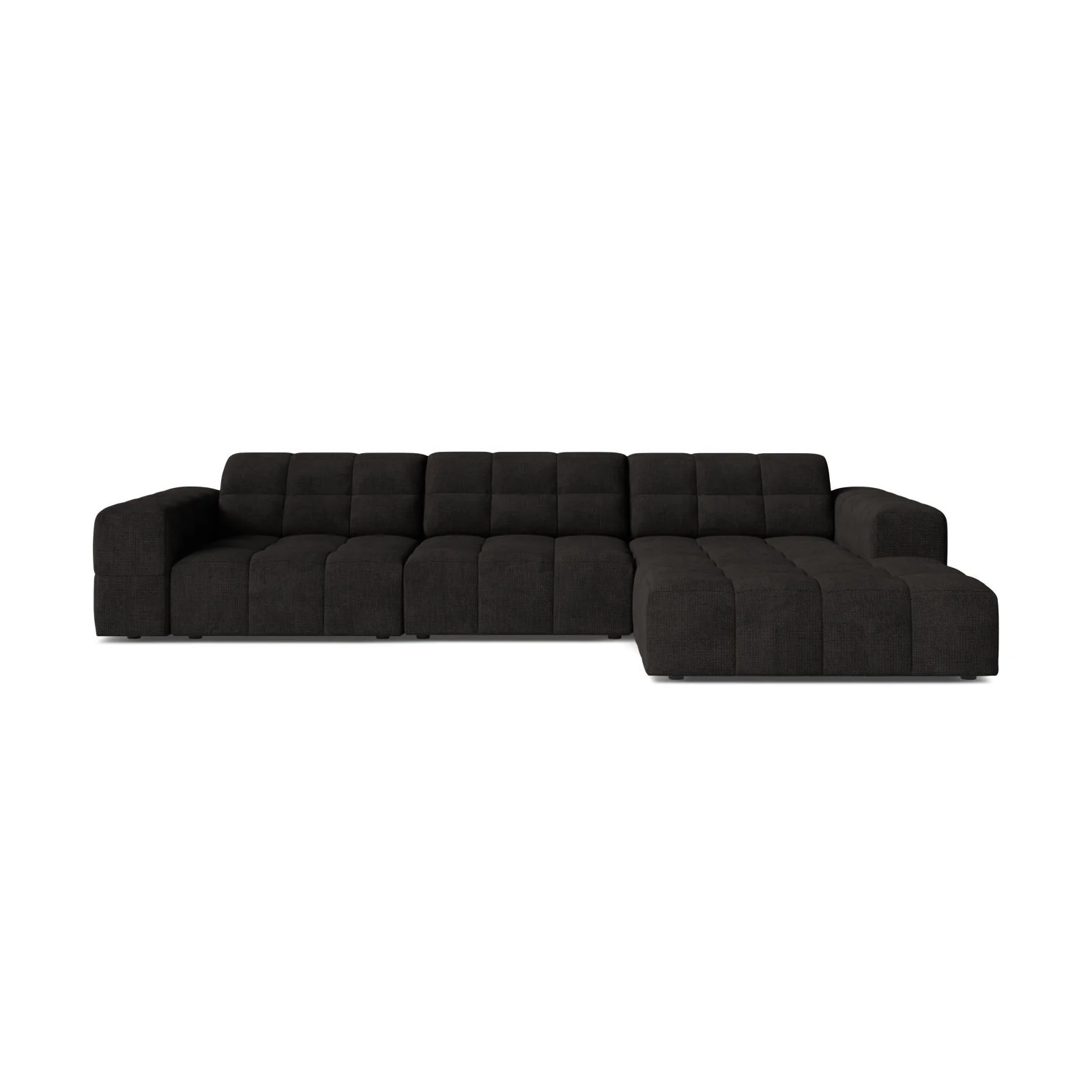 Chicago 4-Sitzer Ecksofa, Rechte Seite, aus Samt oder Chenille, 294x167 cm - Image 41