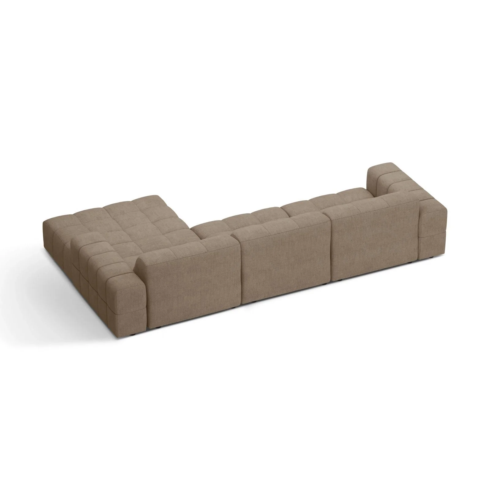 Chicago 4-Sitzer Ecksofa, Rechte Seite, aus Samt oder Chenille, 294x167 cm - Image 9