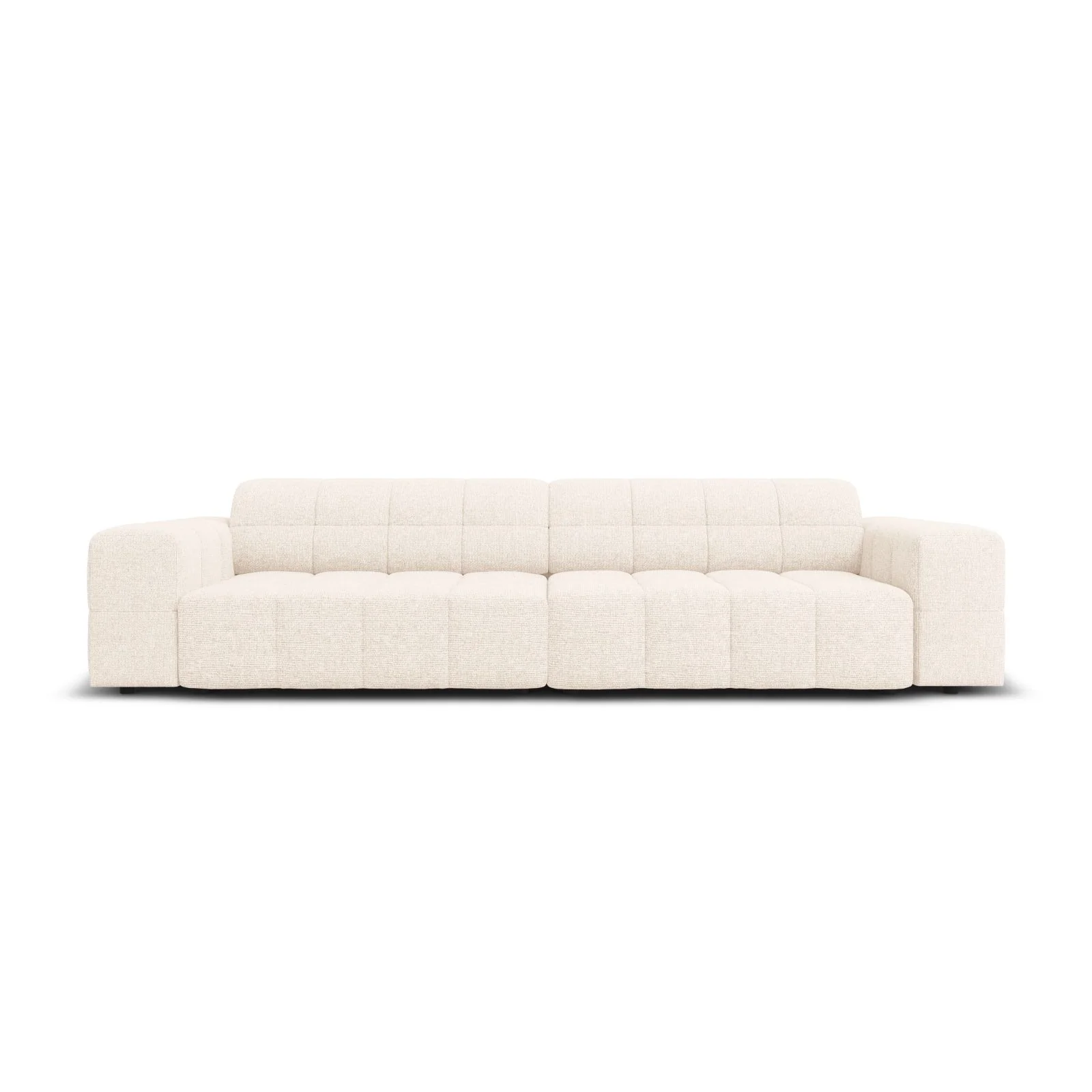 Chicago 4-Sitzer Sofa aus Samt oder Chenille, 244x102x70 cm