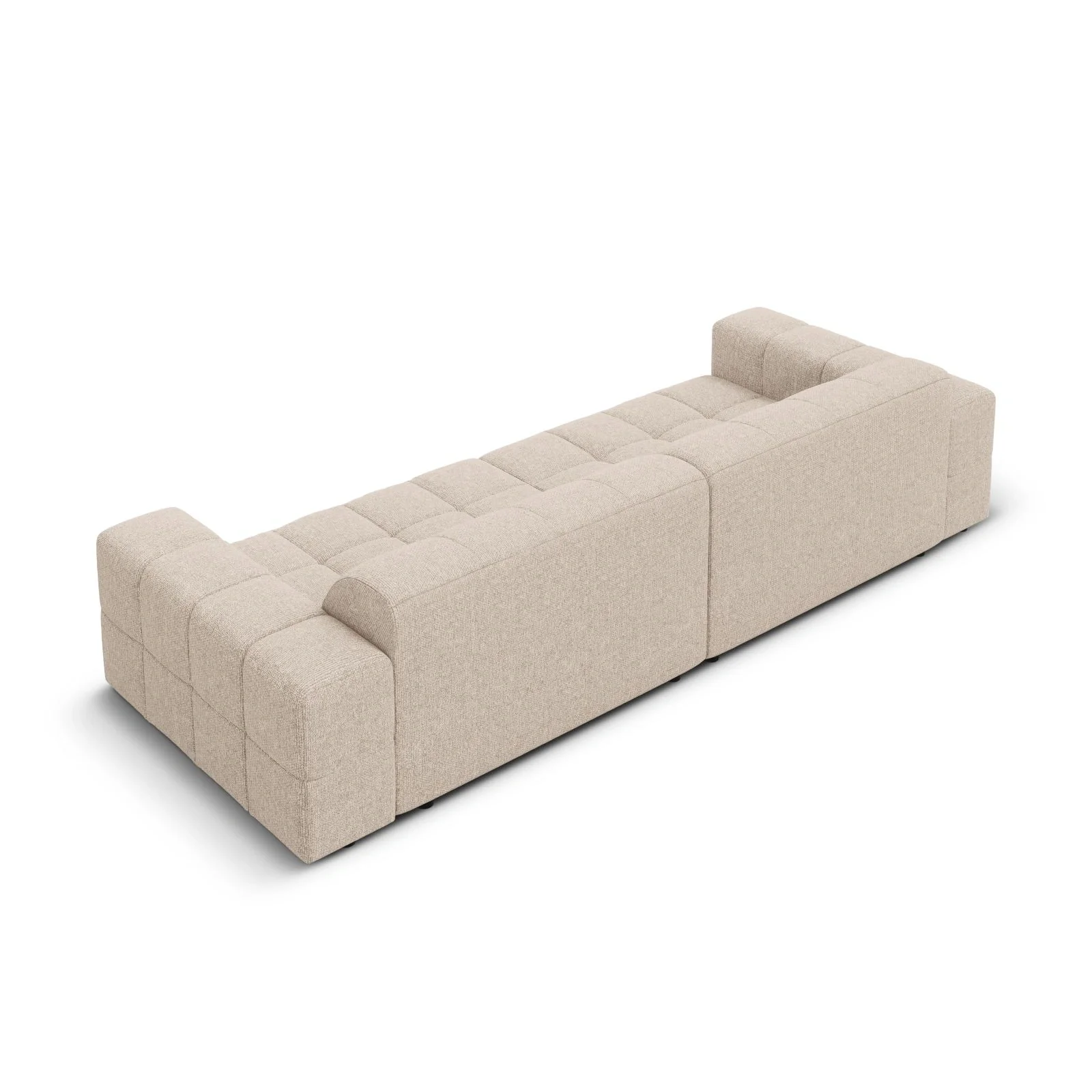 Chicago 4-Sitzer Sofa aus Samt oder Chenille, 244x102x70 cm - Image 11